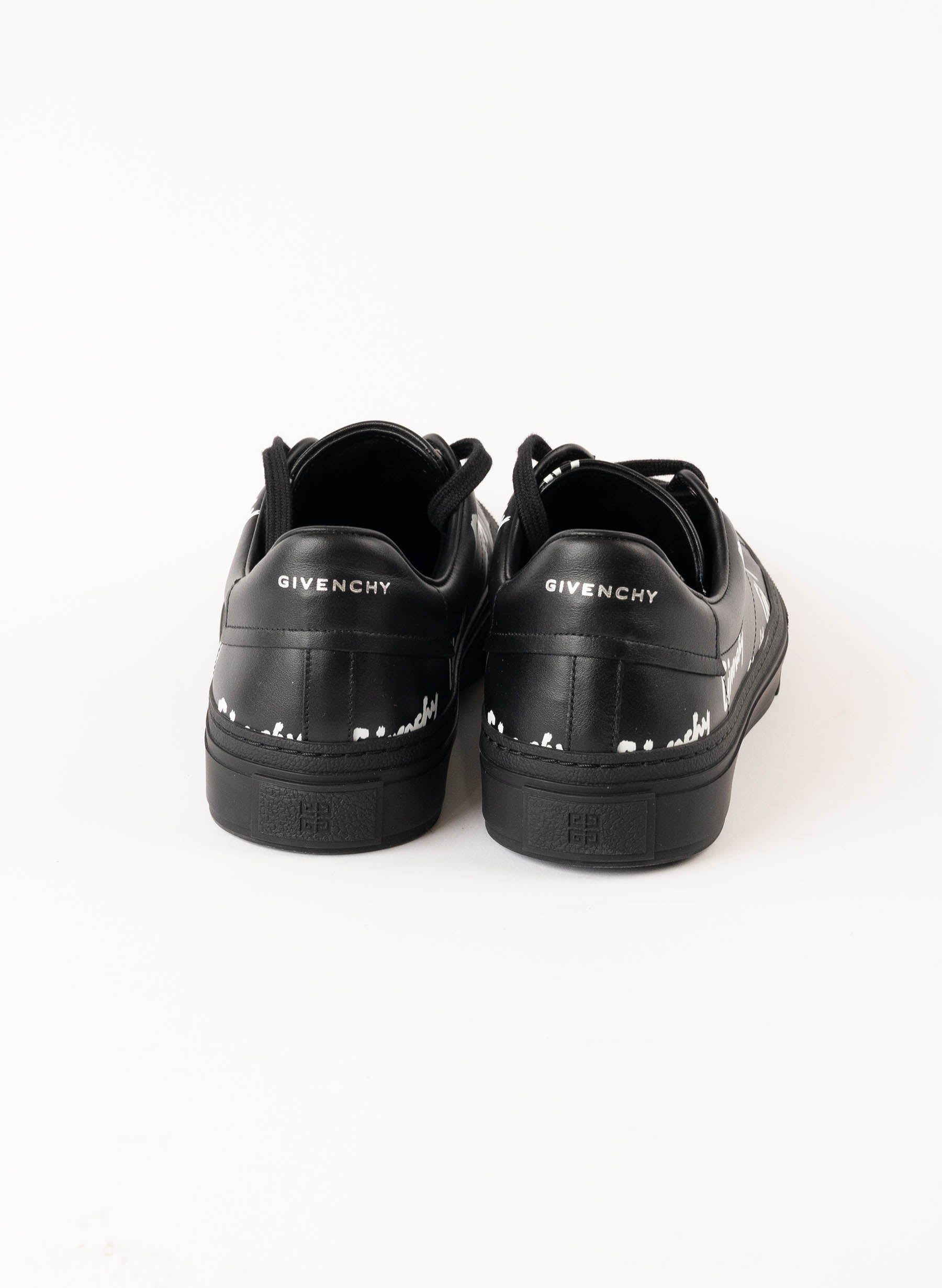 Givenchy City Sport Logo-Print Leather Sneakers