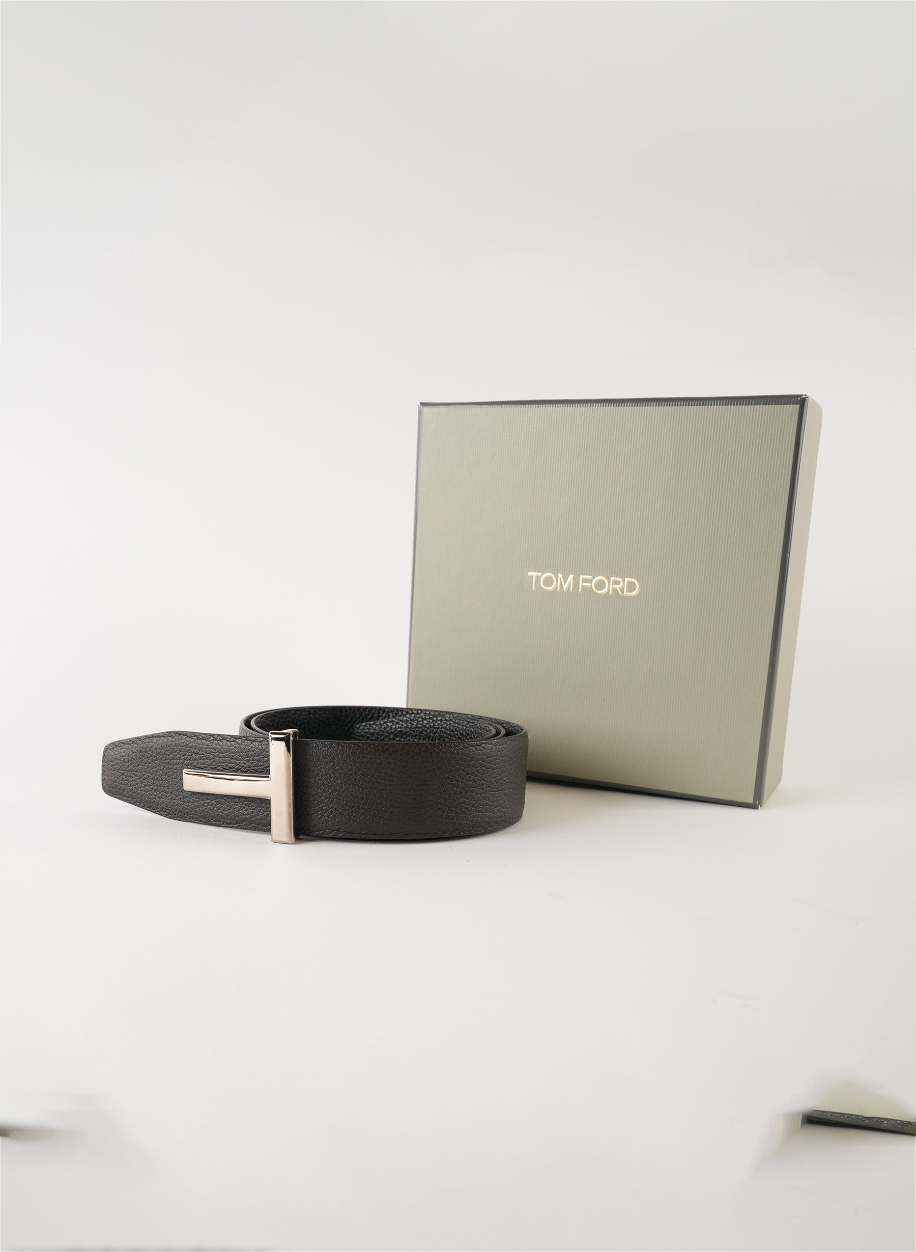 Tom Ford T Icon Reversible Leather Belt