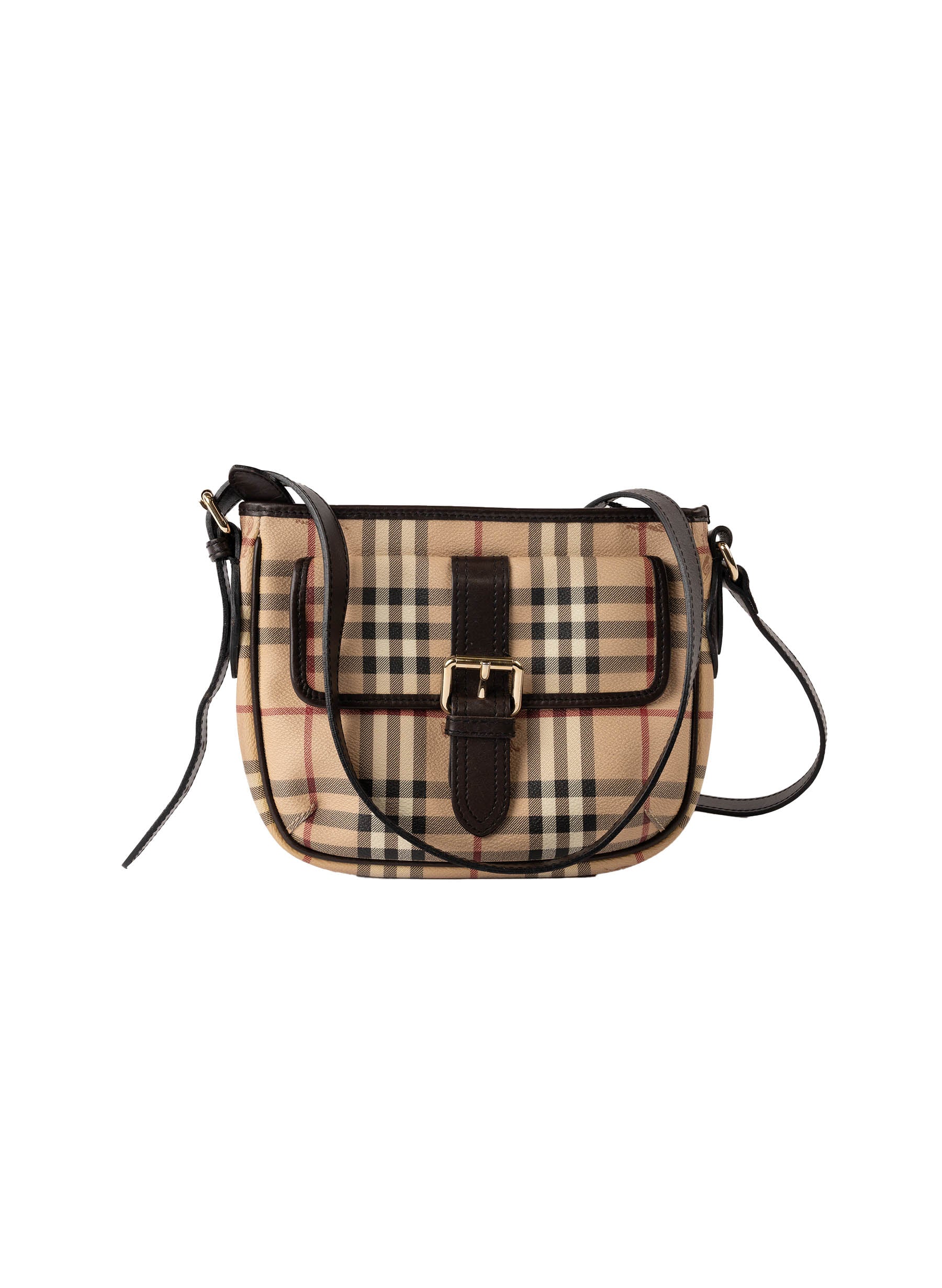 Burberry Haymarket Check Coated Canvas Crossbody