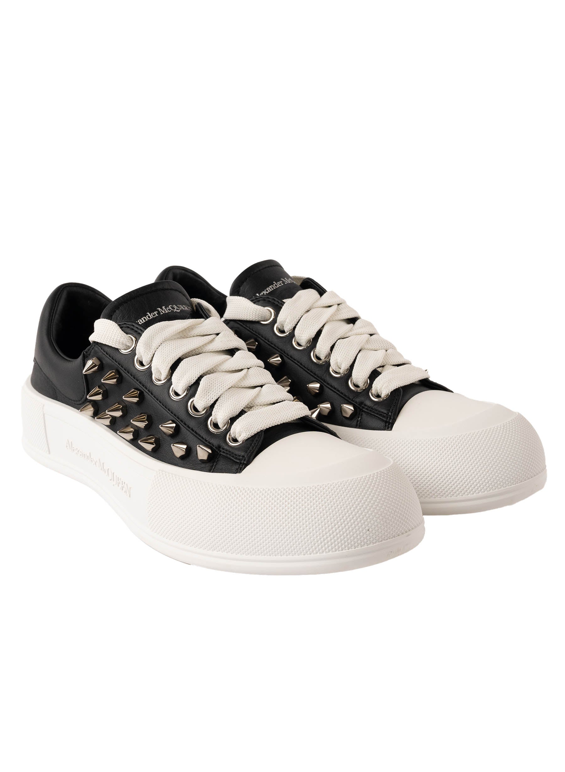 Alexander McQueen Deck Plimsoll Studded Sneakers