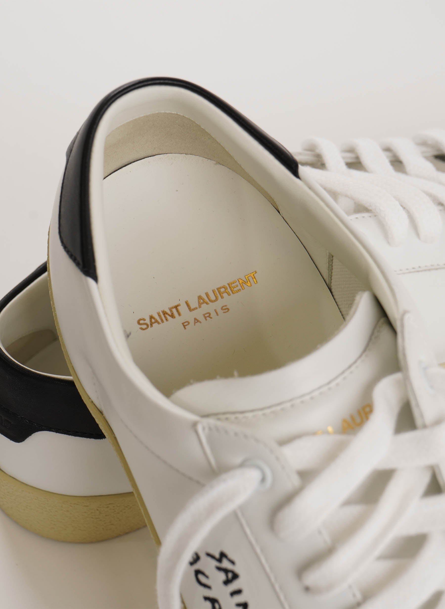 Saint Laurent Court Classic SL/06 Embroidered Logo Sneakers