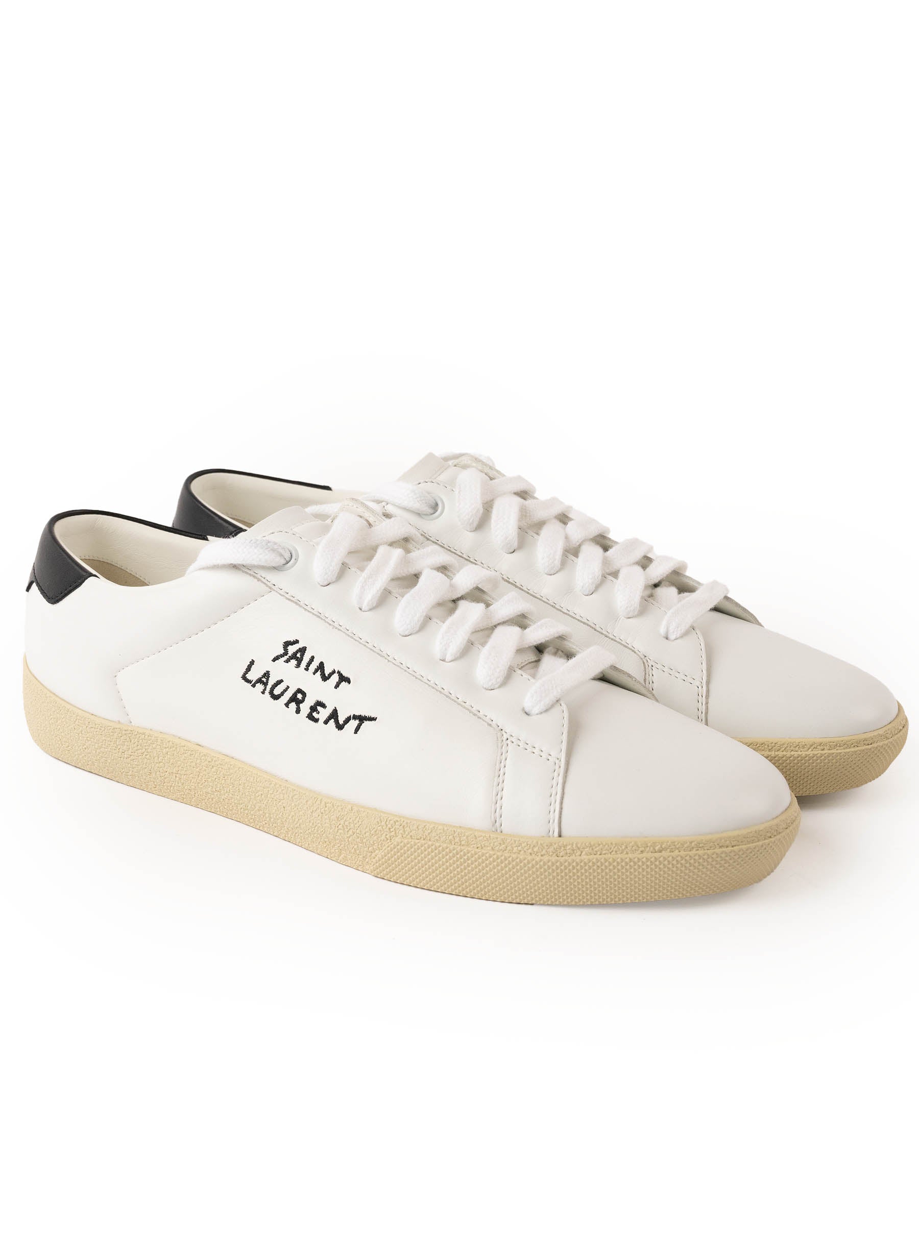 Saint Laurent Court Classic SL/06 Embroidered Logo Sneakers