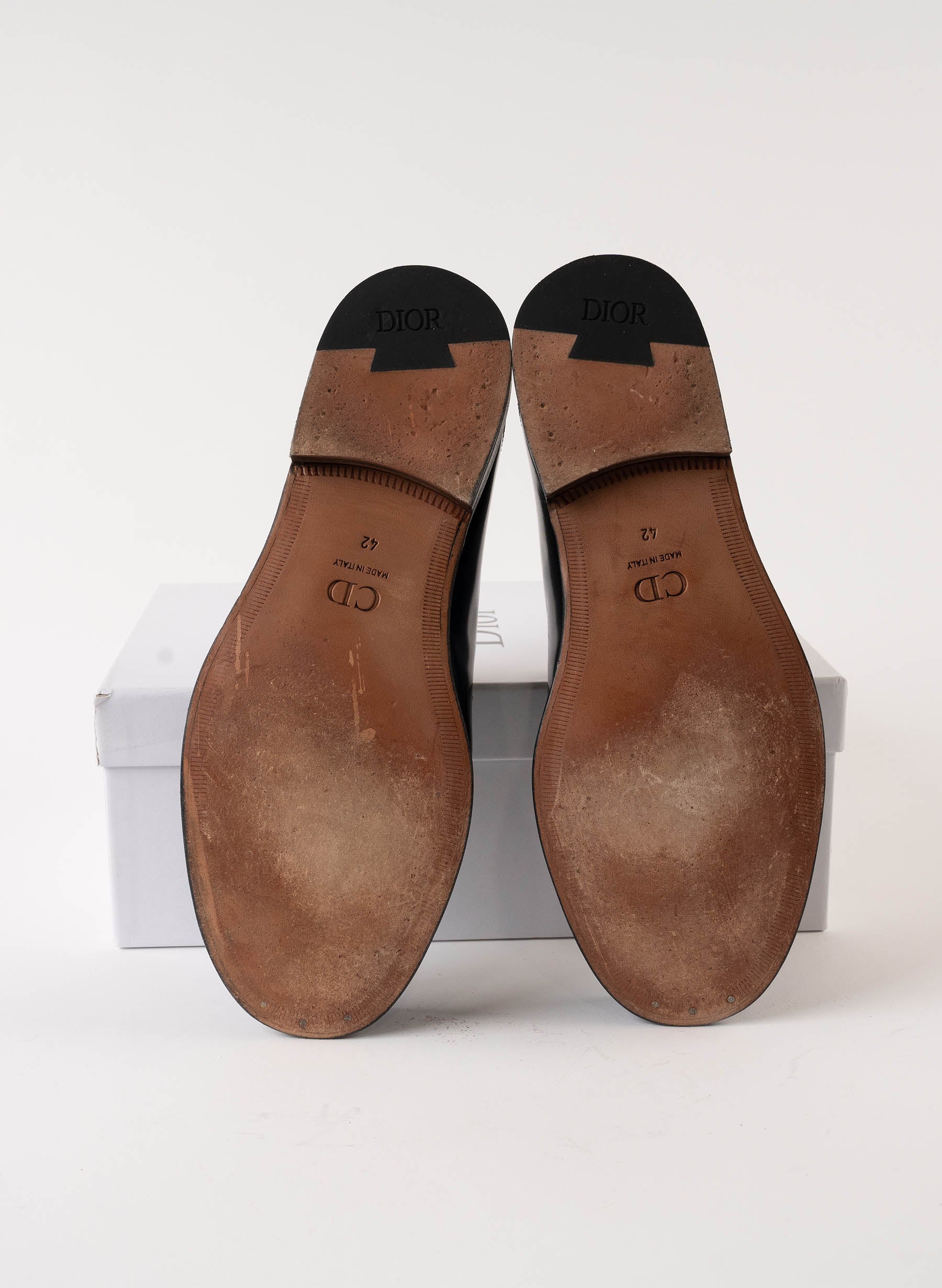 Christian Dior Smooth Calfskin Oblique Blake Loafers