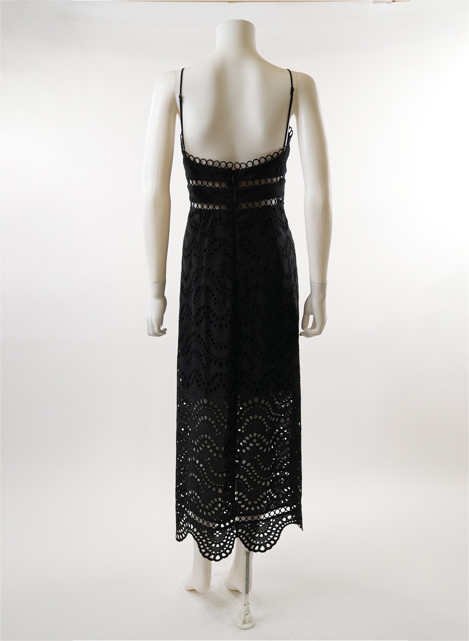 Zimmermann Jaya Lace Pattern Midi Dress