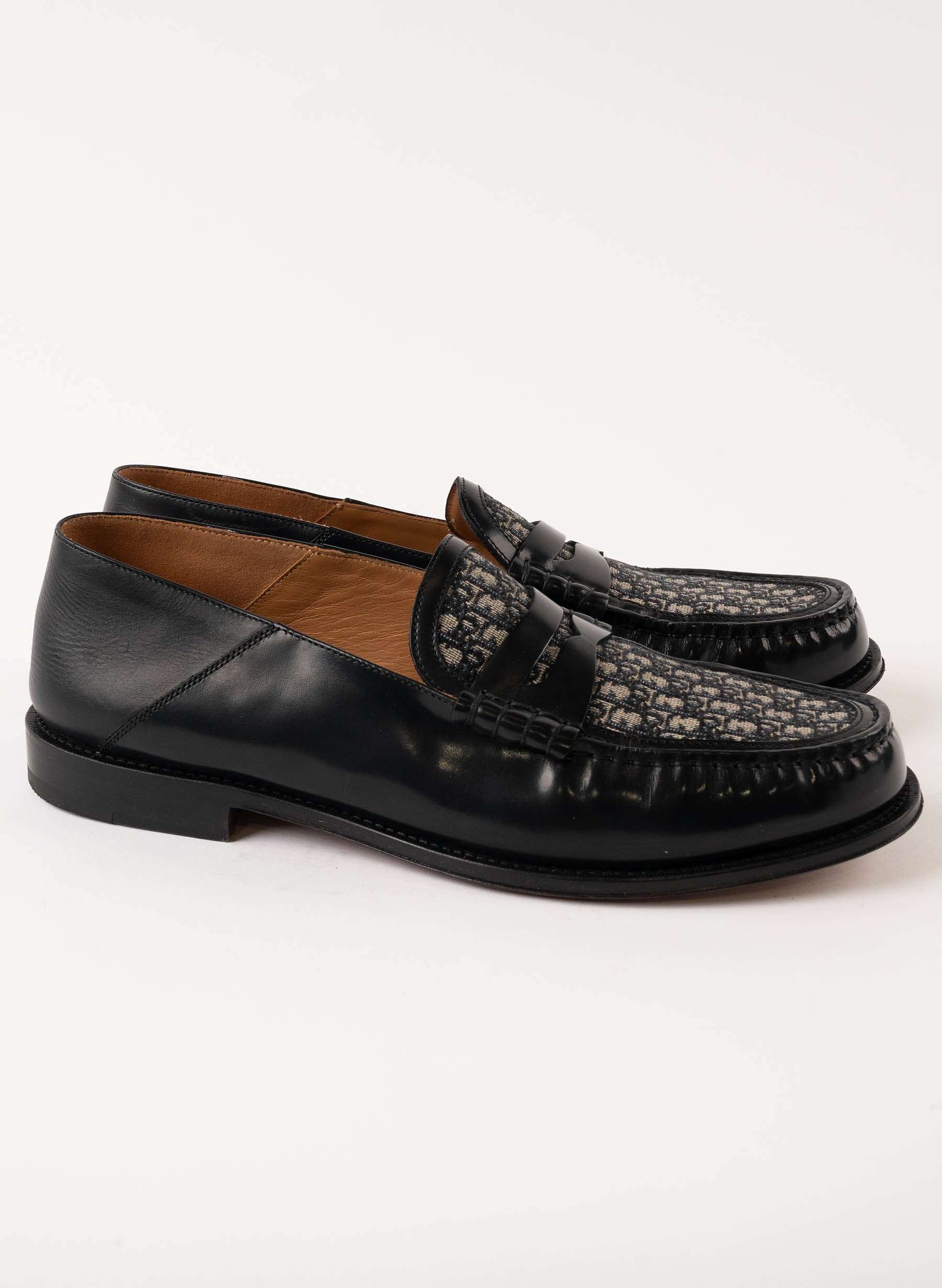 Christian Dior Smooth Calfskin Oblique Blake Loafers