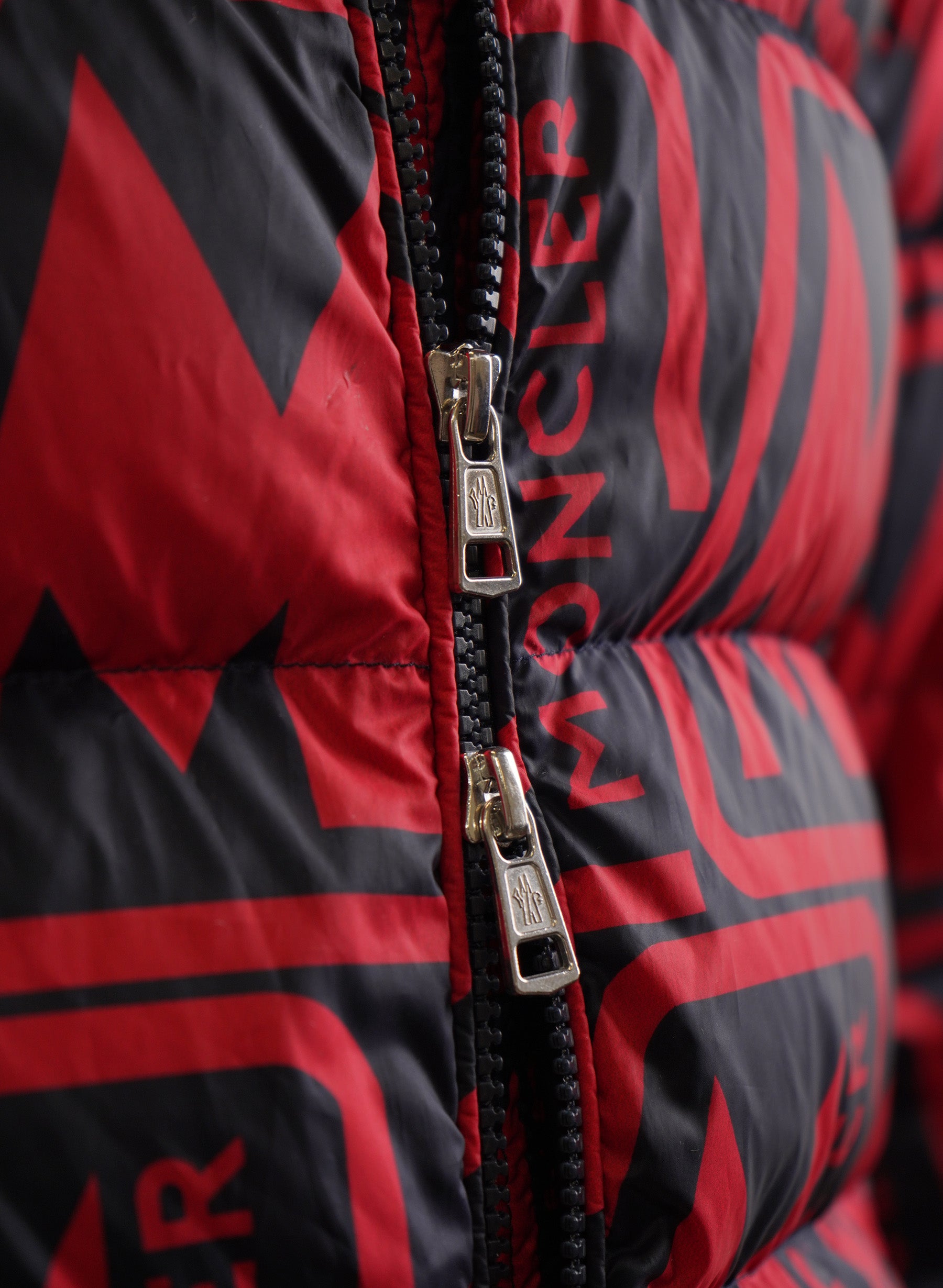 Moncler Frioland Down Jacket in Logo Print