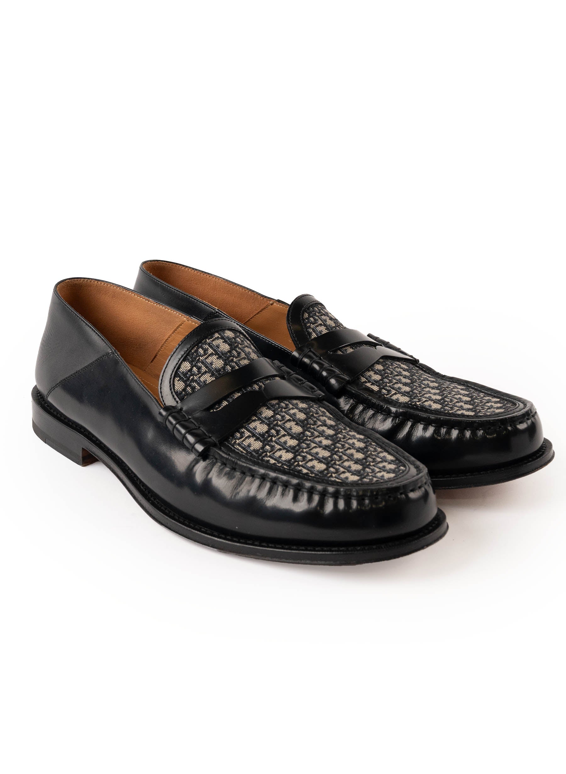 Christian Dior Smooth Calfskin Oblique Blake Loafers