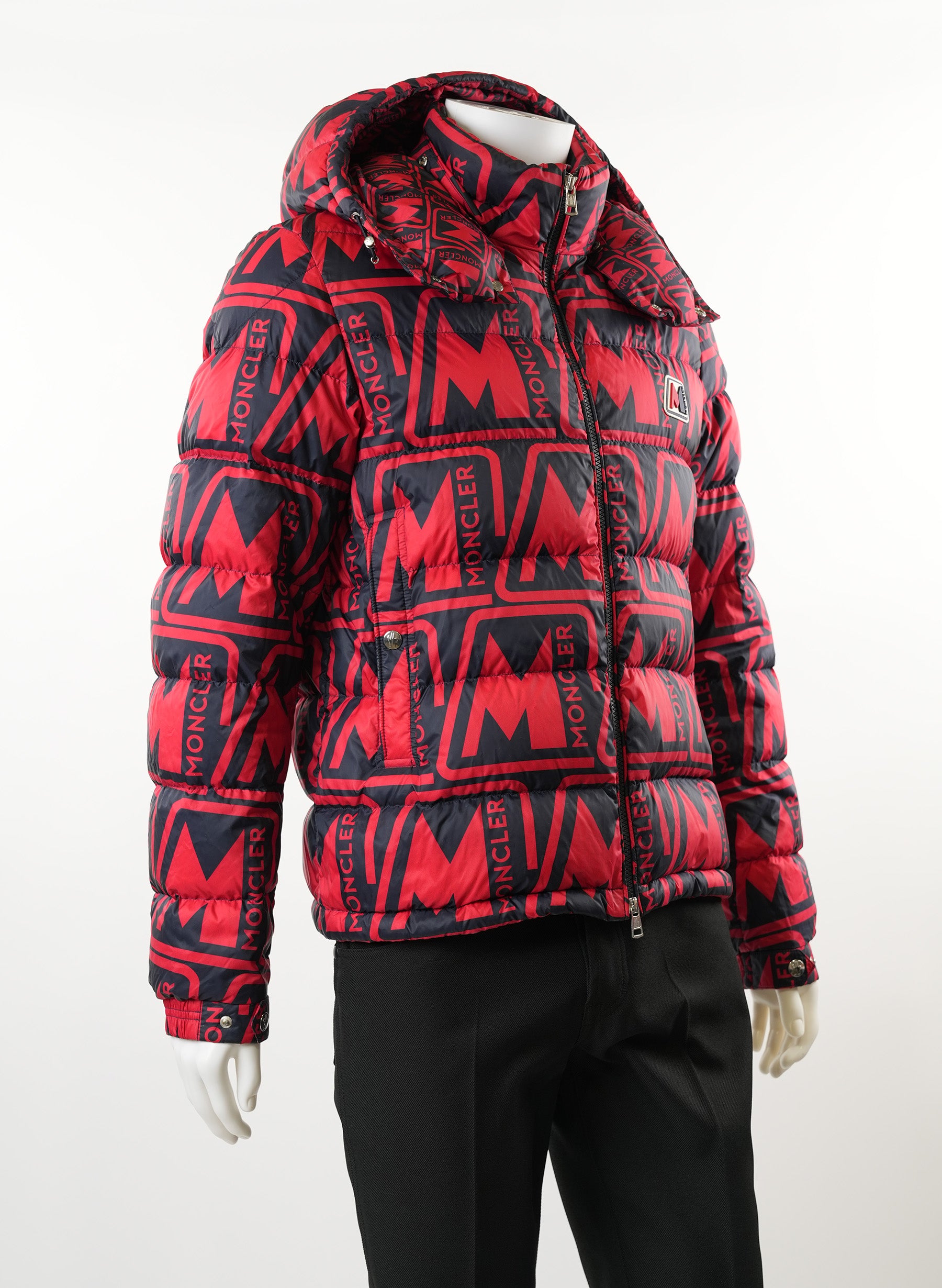 Moncler Frioland Down Jacket in Logo Print