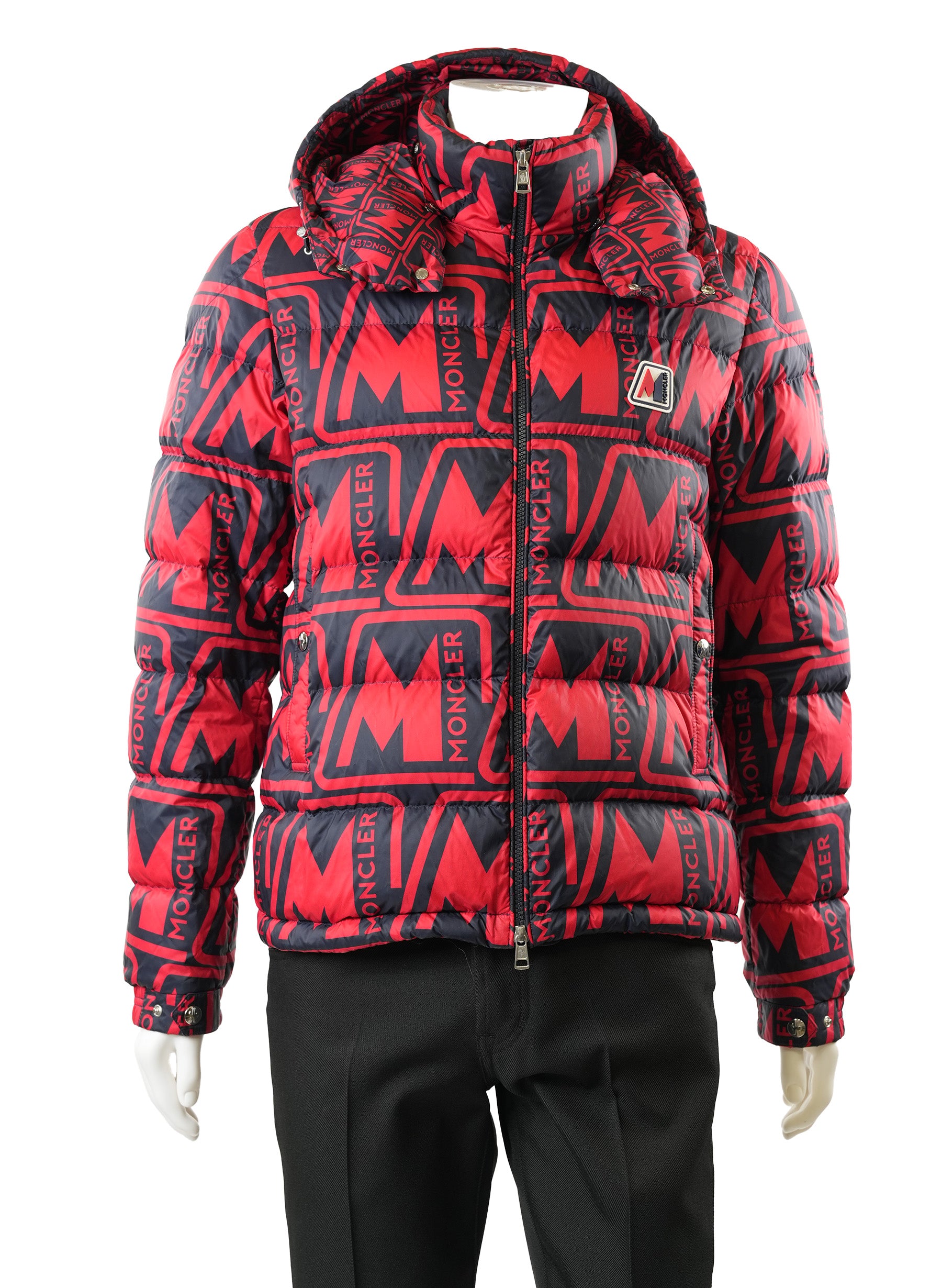 Moncler Frioland Down Jacket in Logo Print