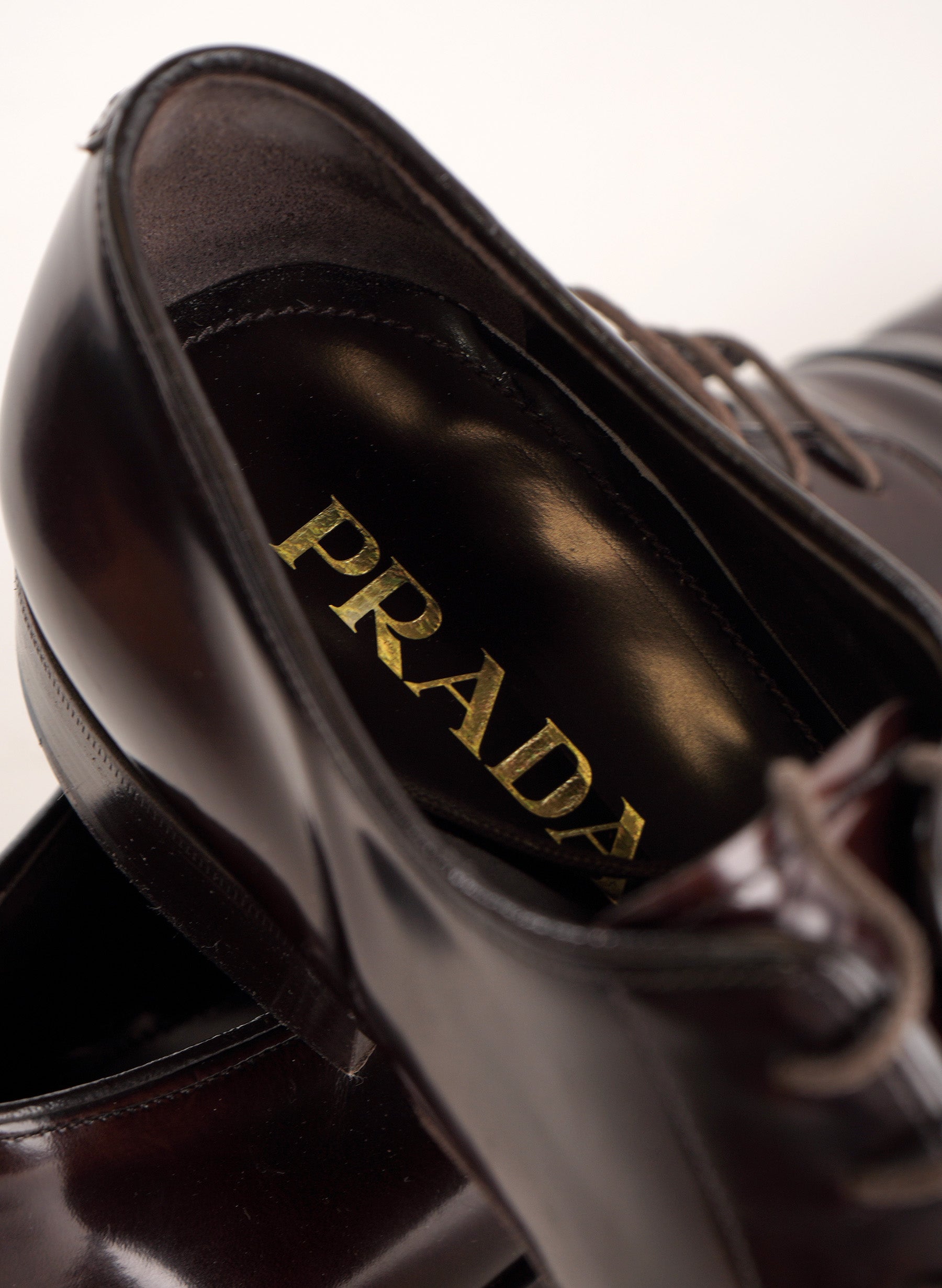 Prada Leather Oxfords