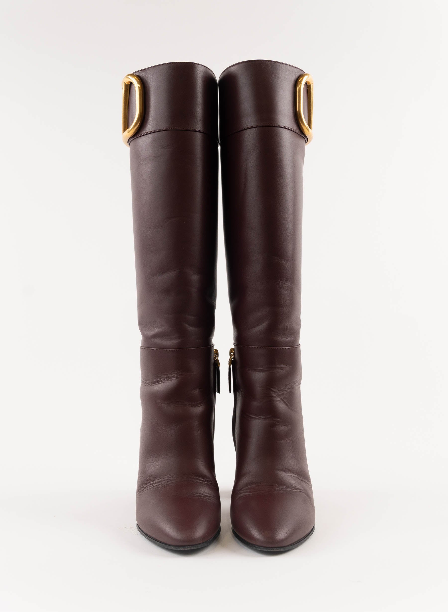 Valentino VLogo Leather Boots