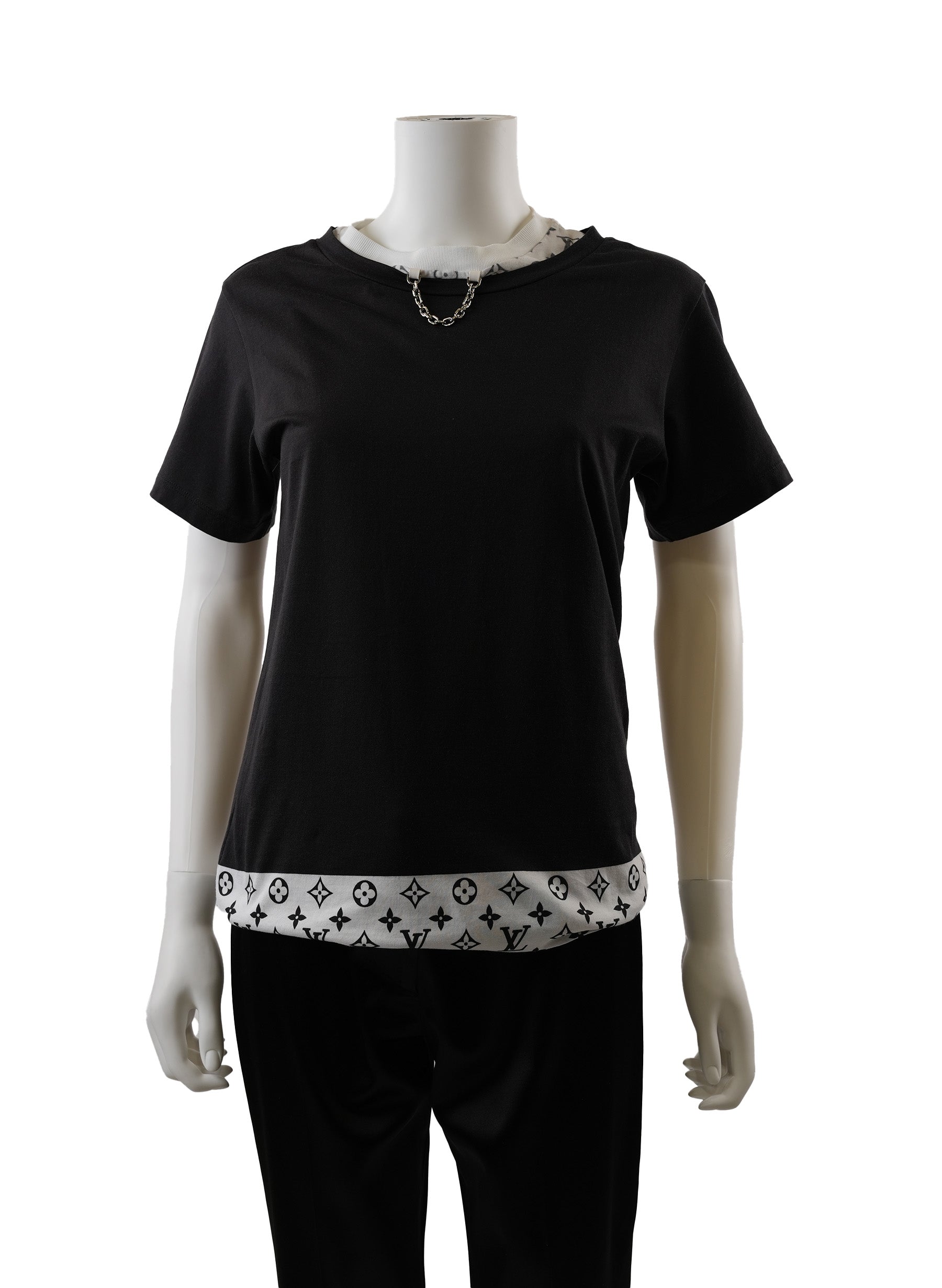 Louis Vuitton Layered Chain Detail T-Shirt