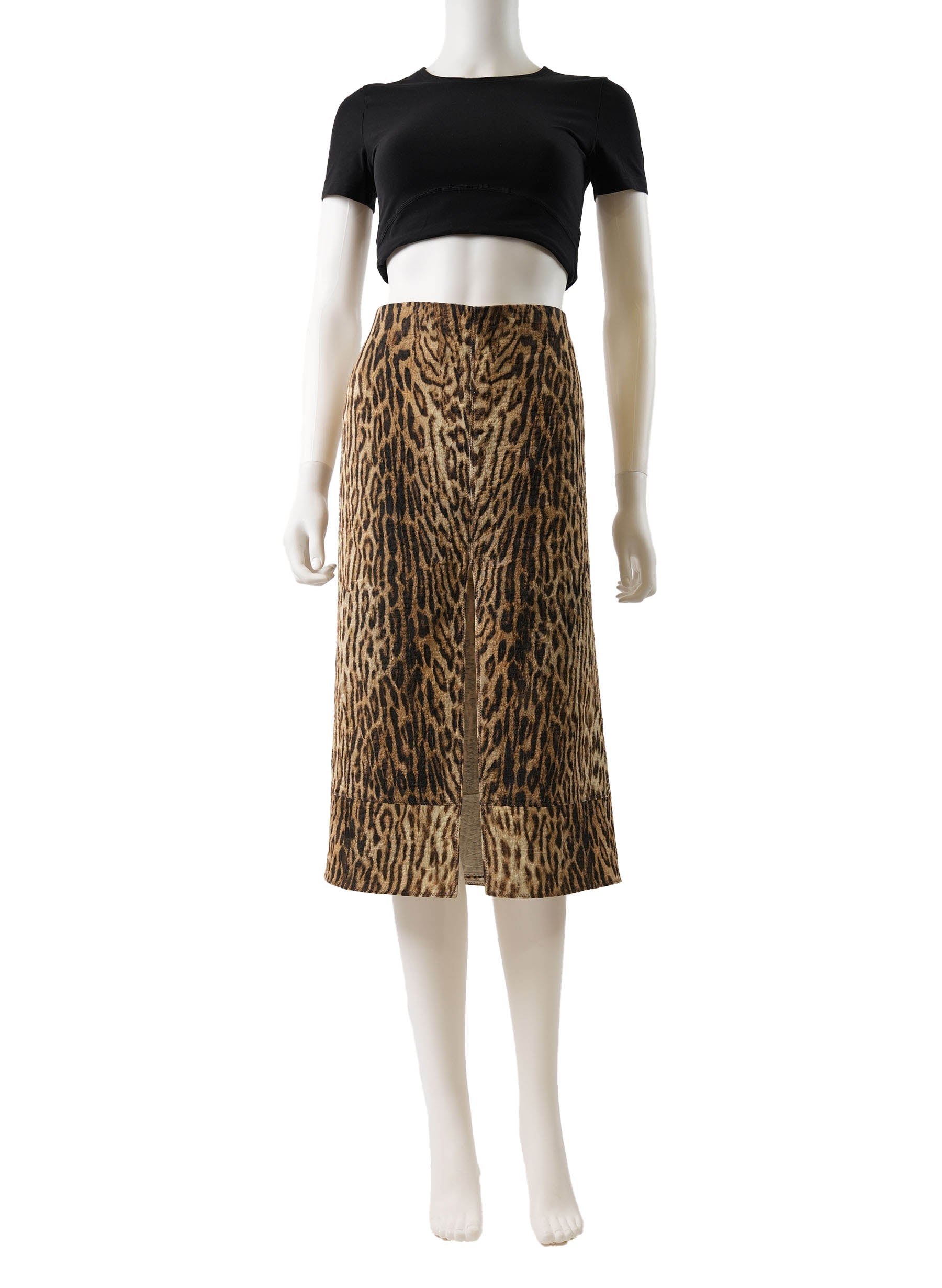 Chloe Leopard Print Skirt