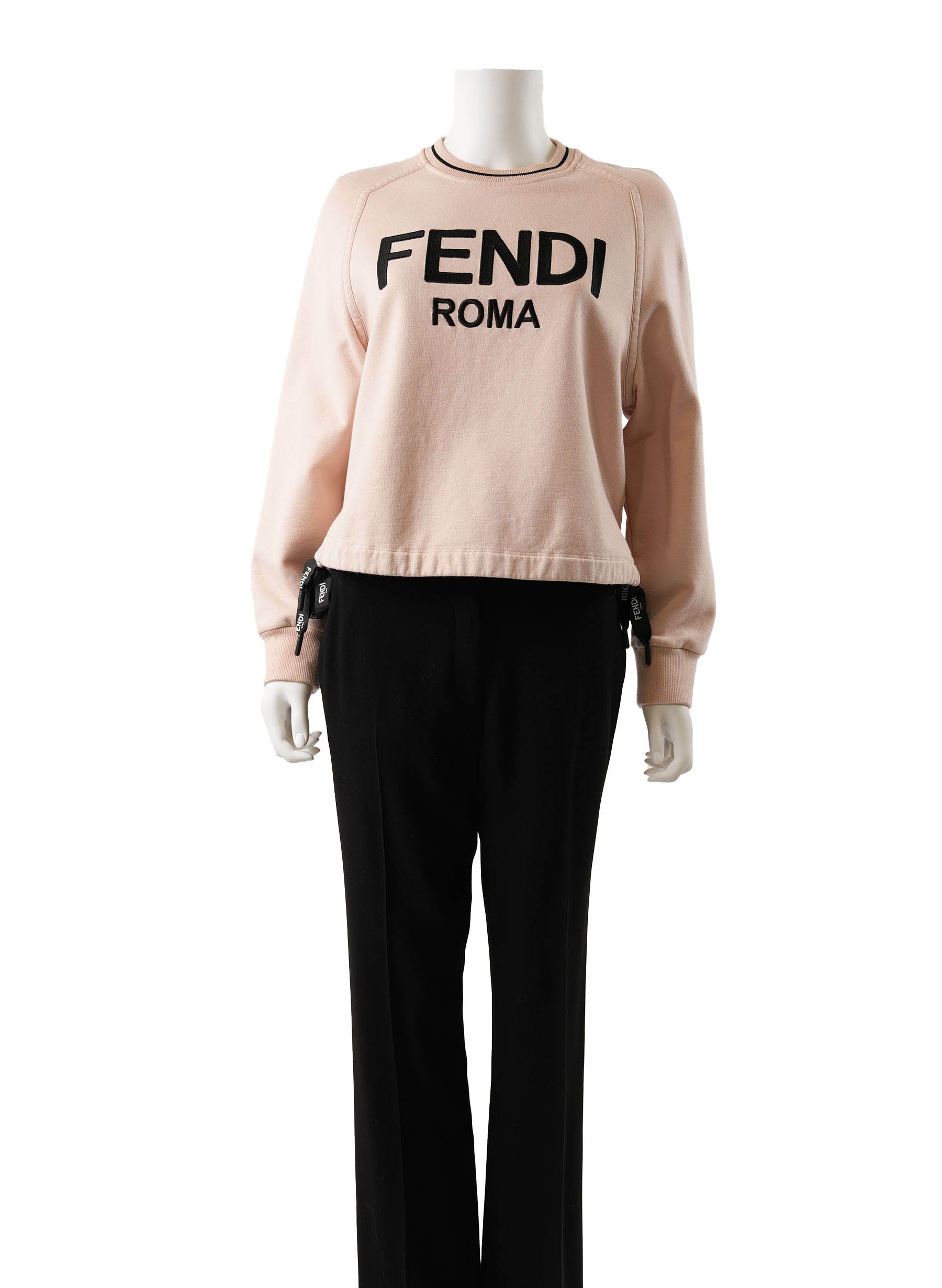 Fendi Roma Bow-Embellished Sweatshirt