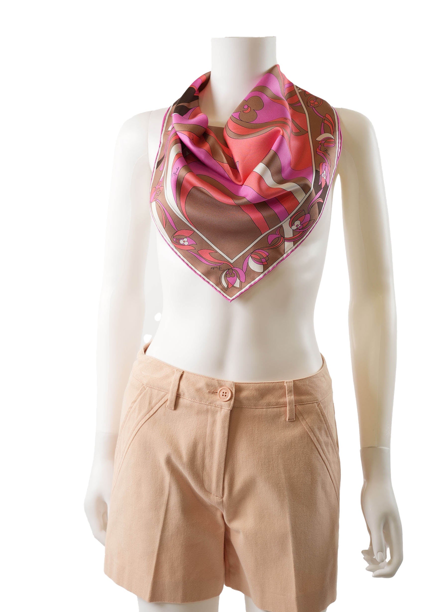 Emilio Pucci Printed Silk Scarf