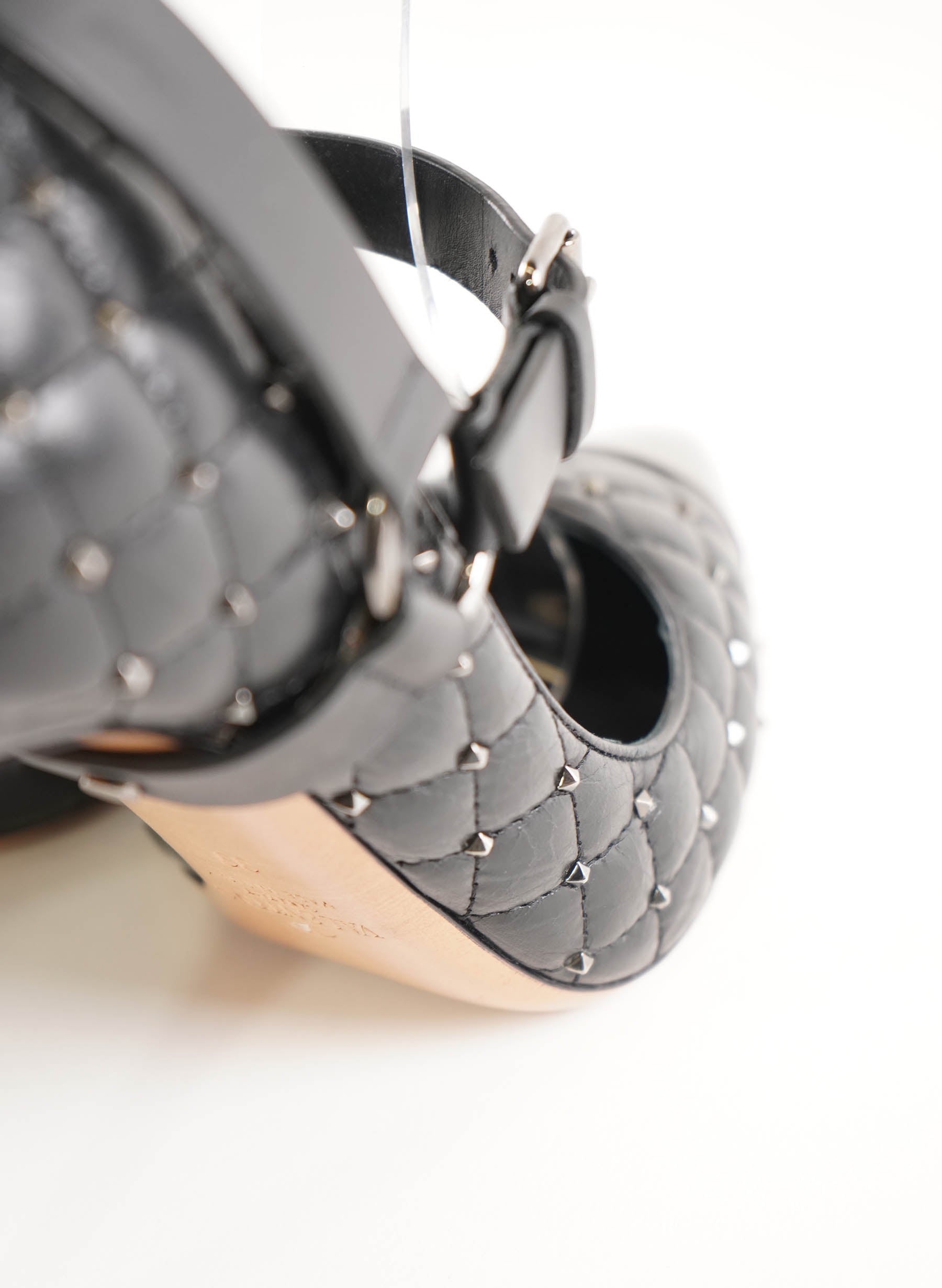 Valentino Nappa Rockstud Spike Mary Jane Heels