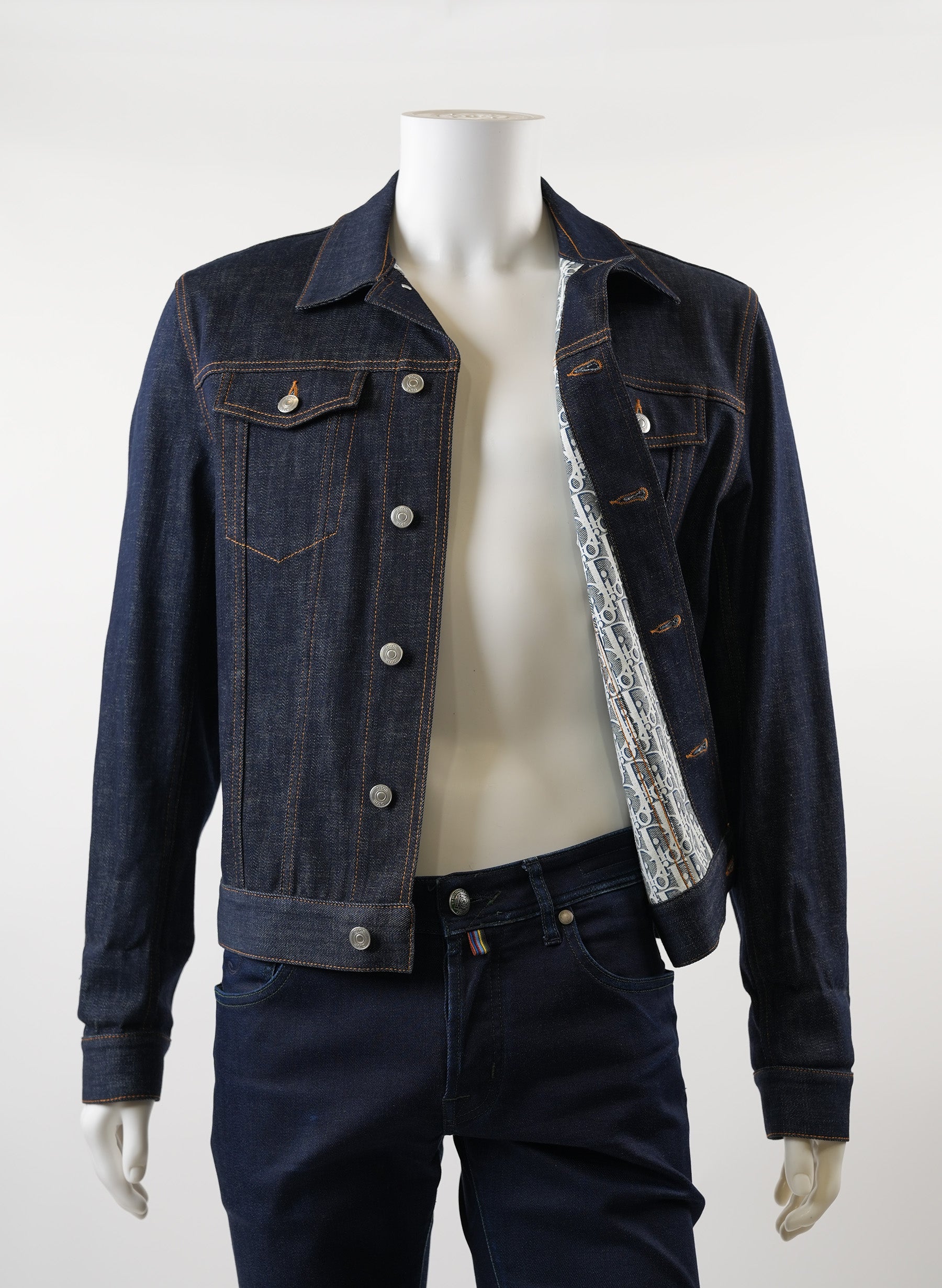 Christian Dior Oblique Raw Denim Jacket