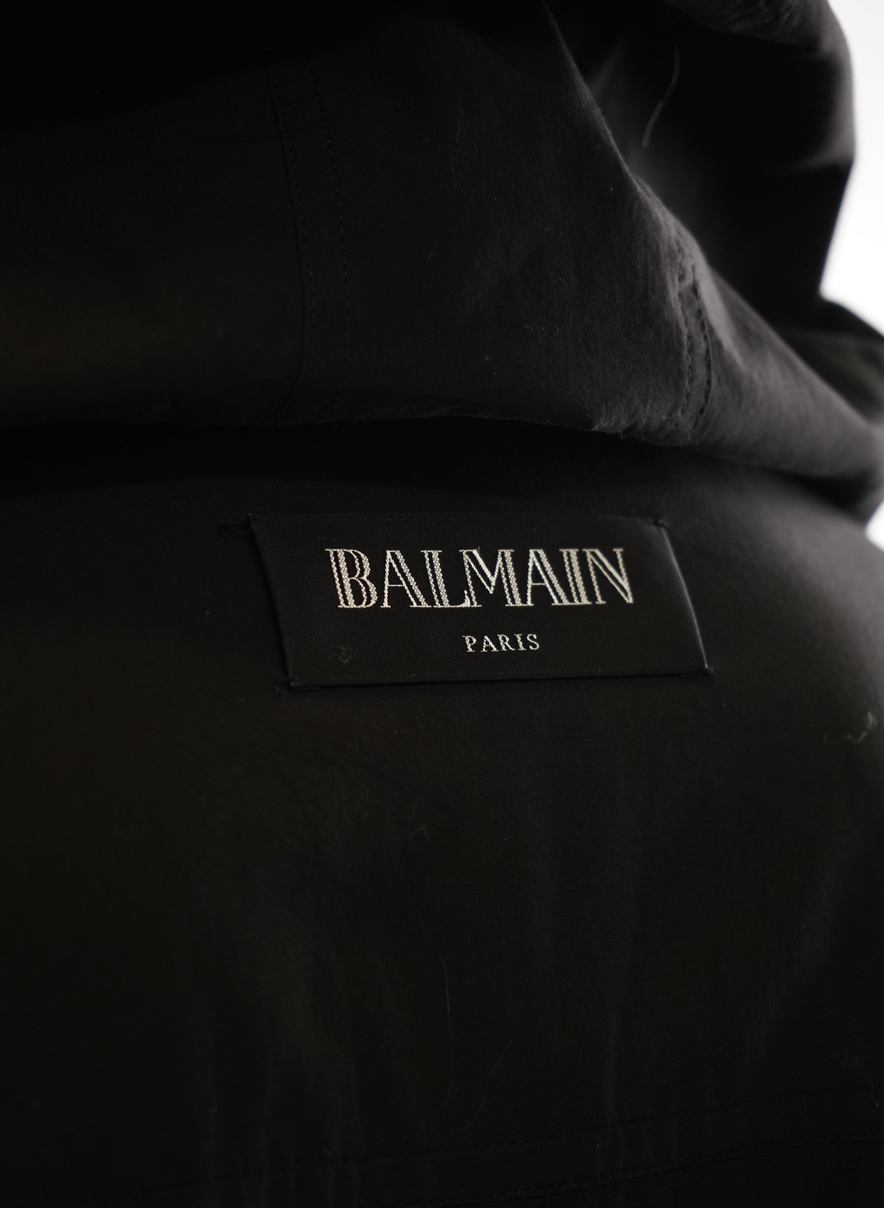 Balmain Hooded Parka Coat