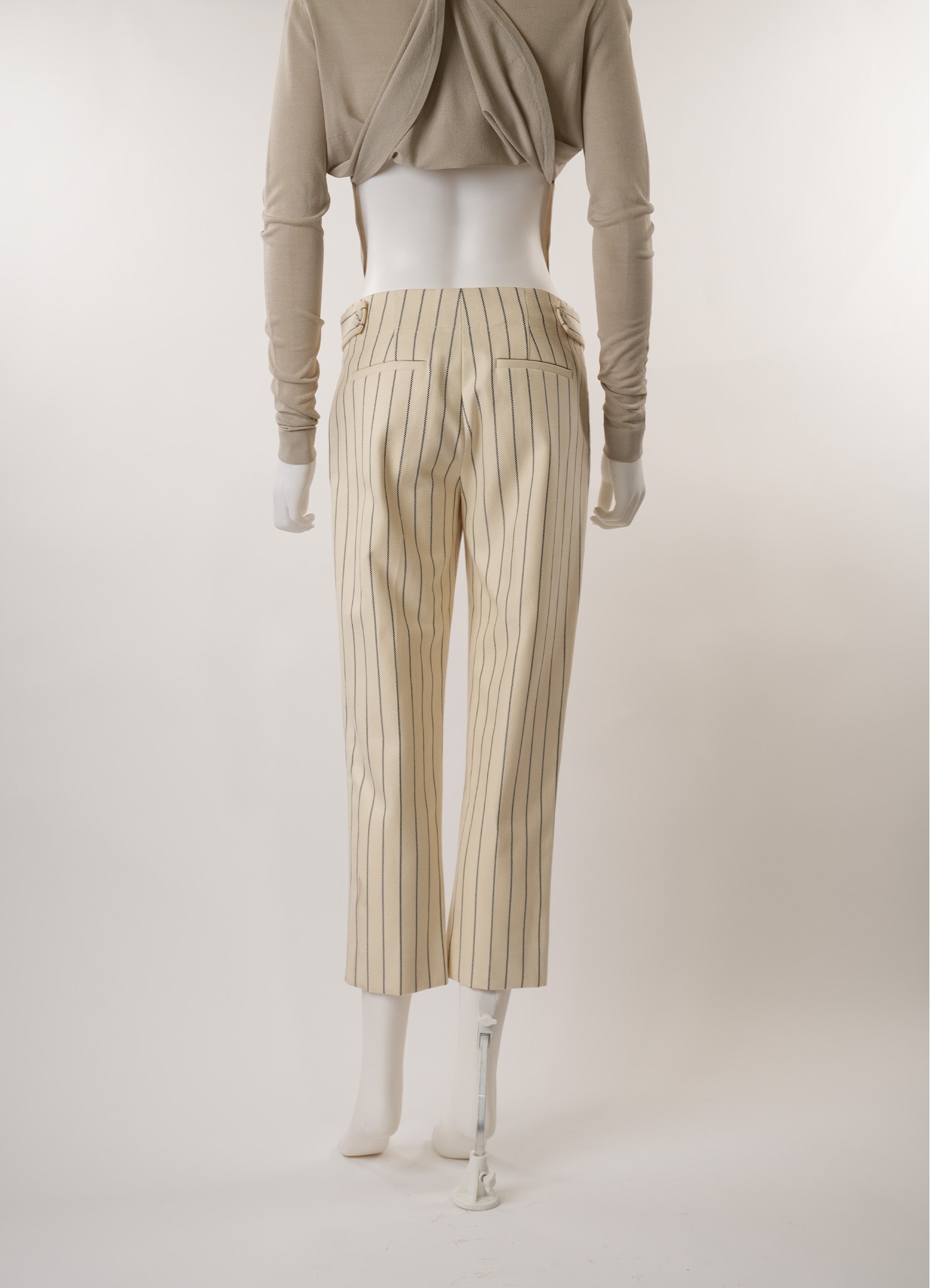 Victoria Beckham Stripe Print Trousers