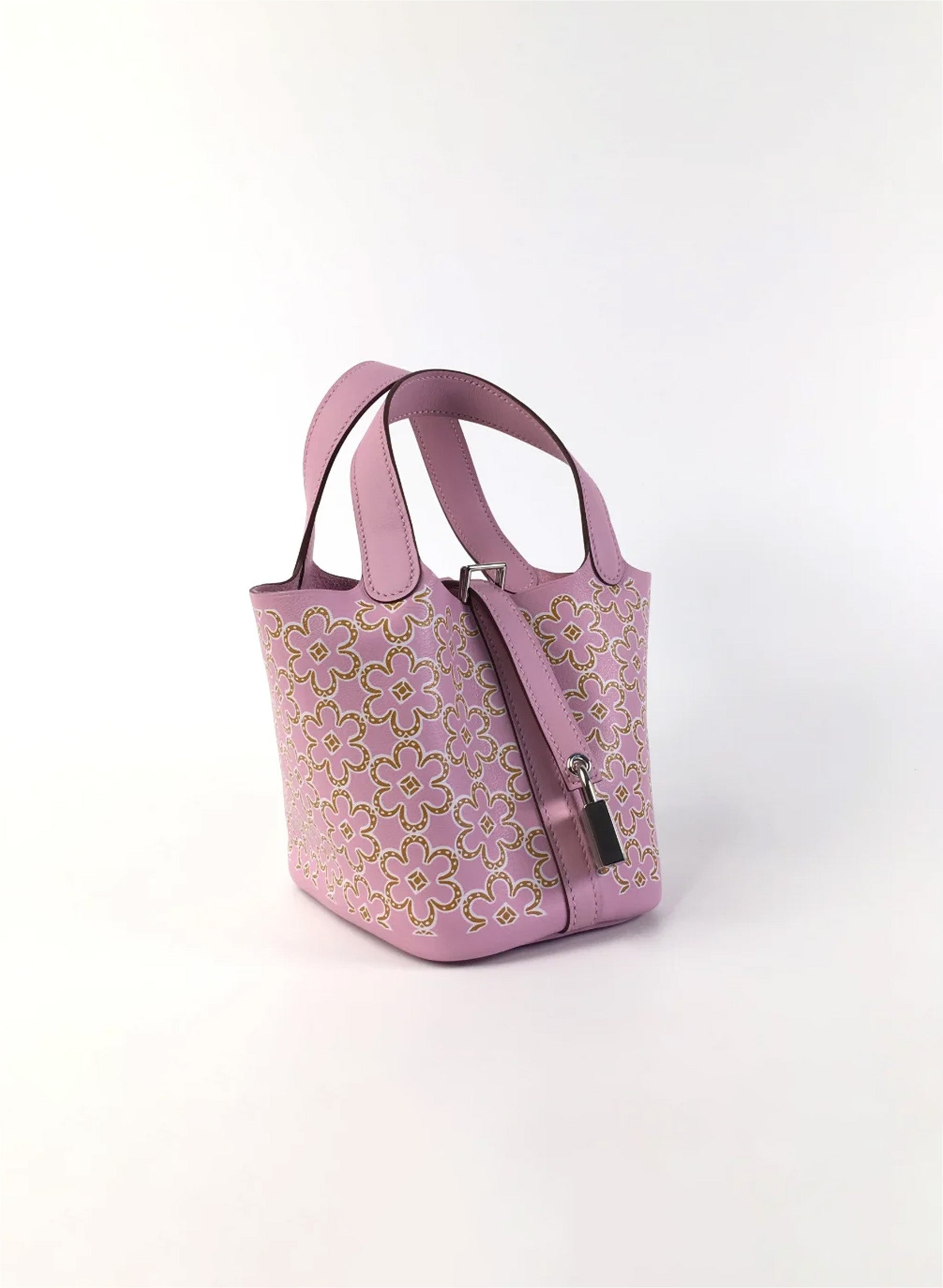 Hermes Lucky Daisy Picotin 14 Mauve Sylvestre Swift