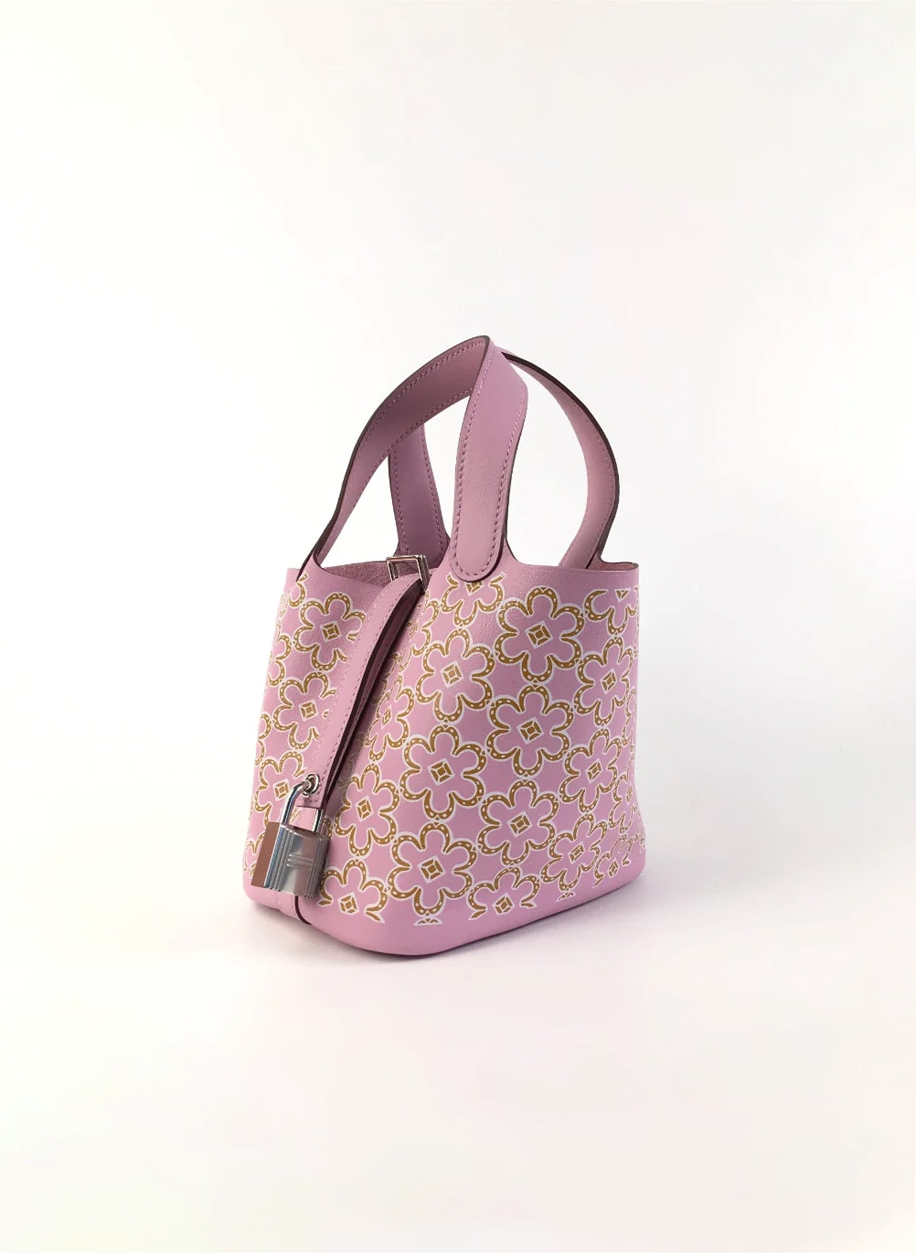 Hermes Lucky Daisy Picotin 14 Mauve Sylvestre Swift