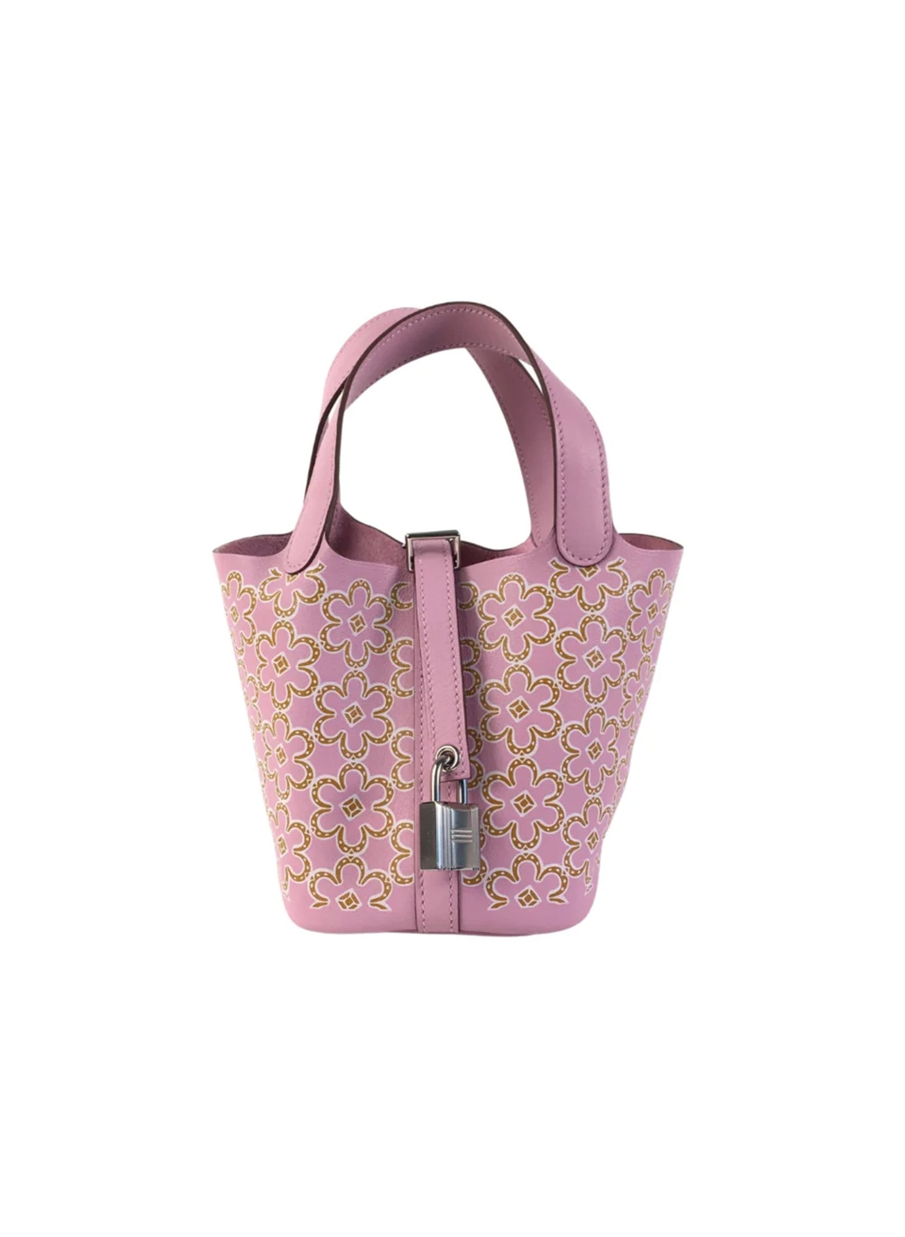 Hermes Lucky Daisy Picotin 14 Mauve Sylvestre Swift