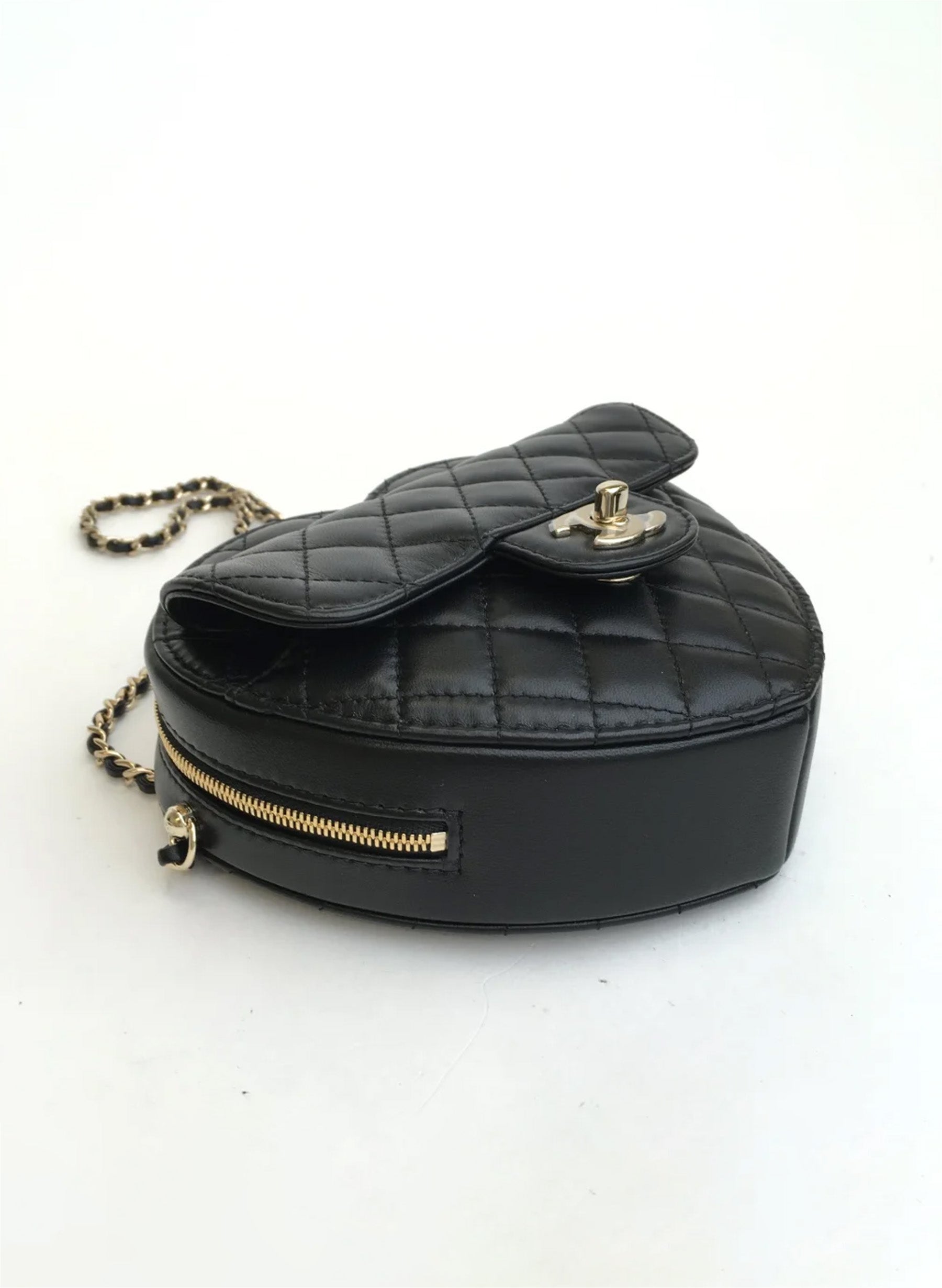 Chanel Heart Bag Black Lambskin