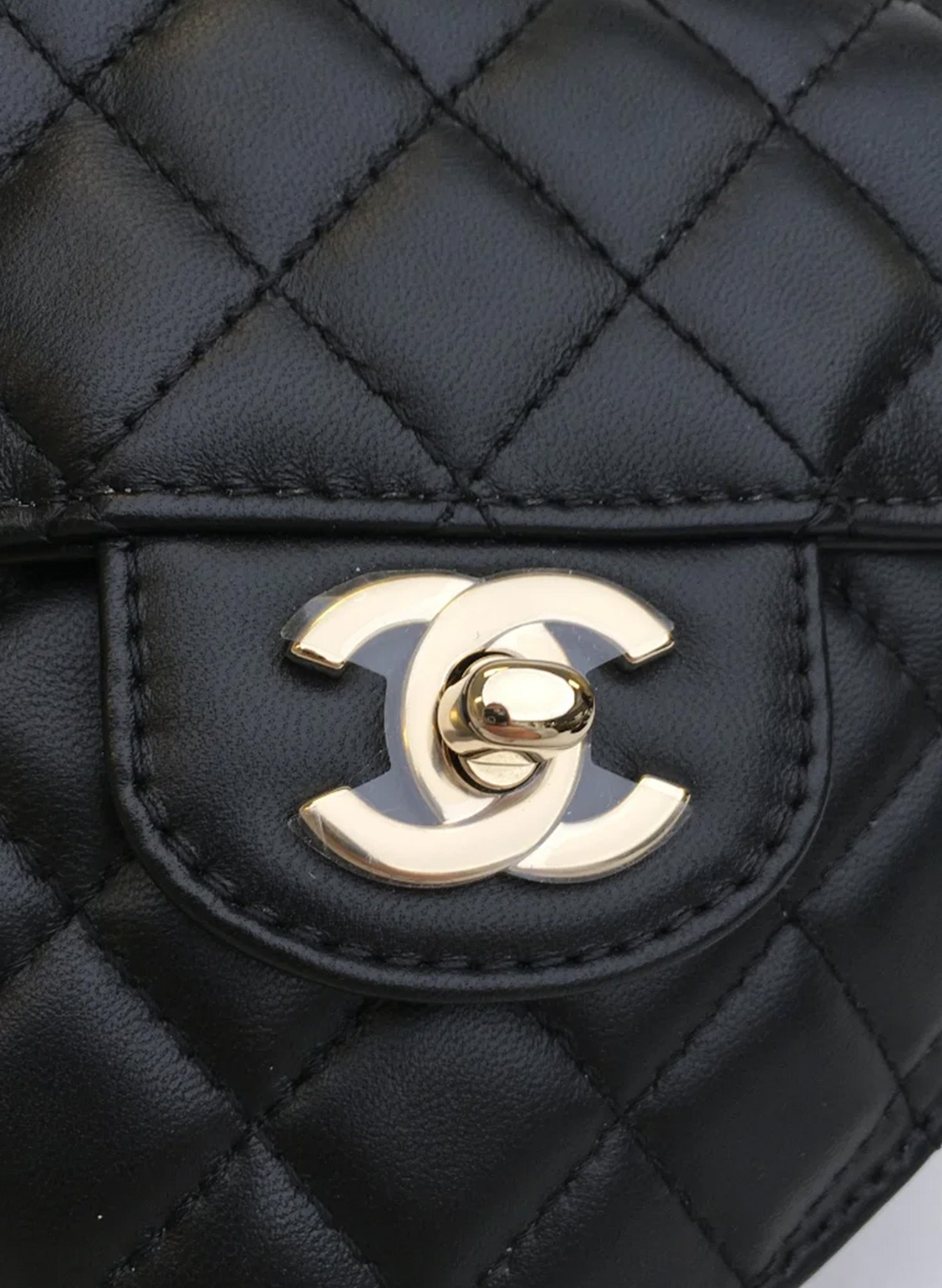 Chanel Heart Bag Black Lambskin