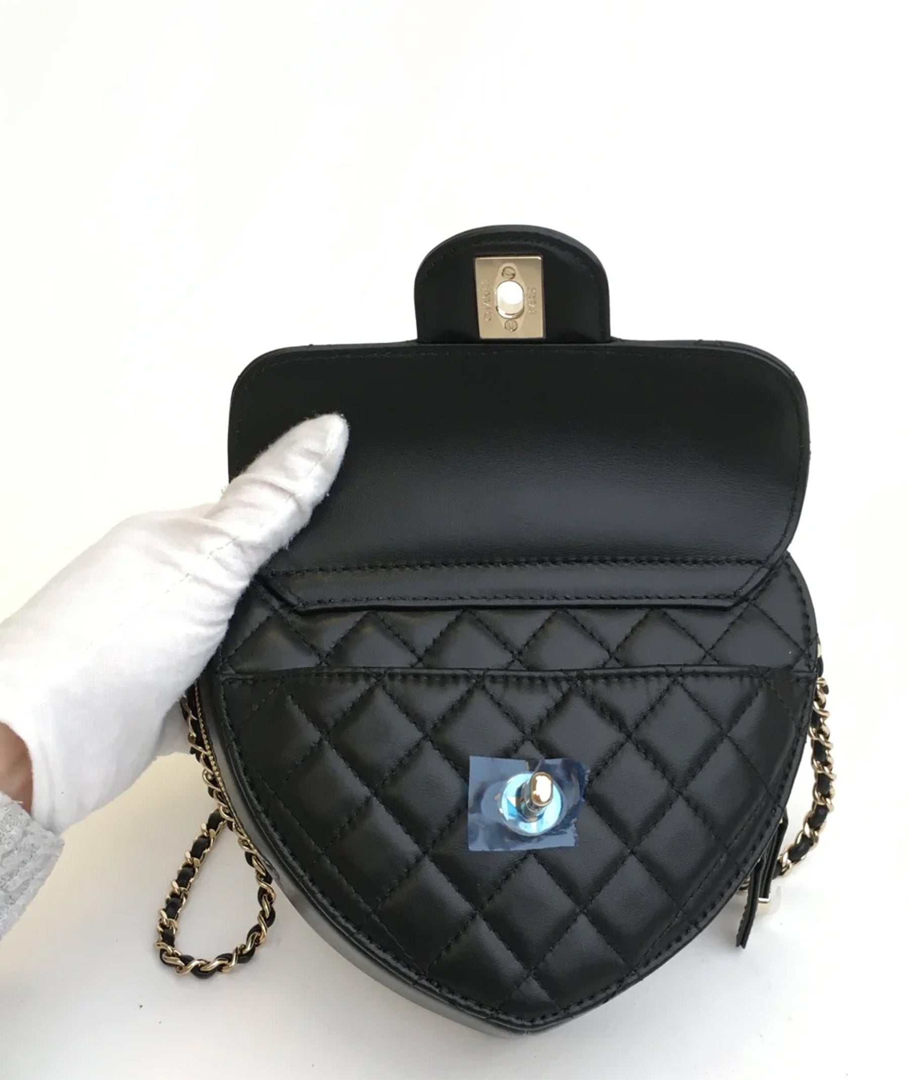 Chanel Heart Bag Black Lambskin