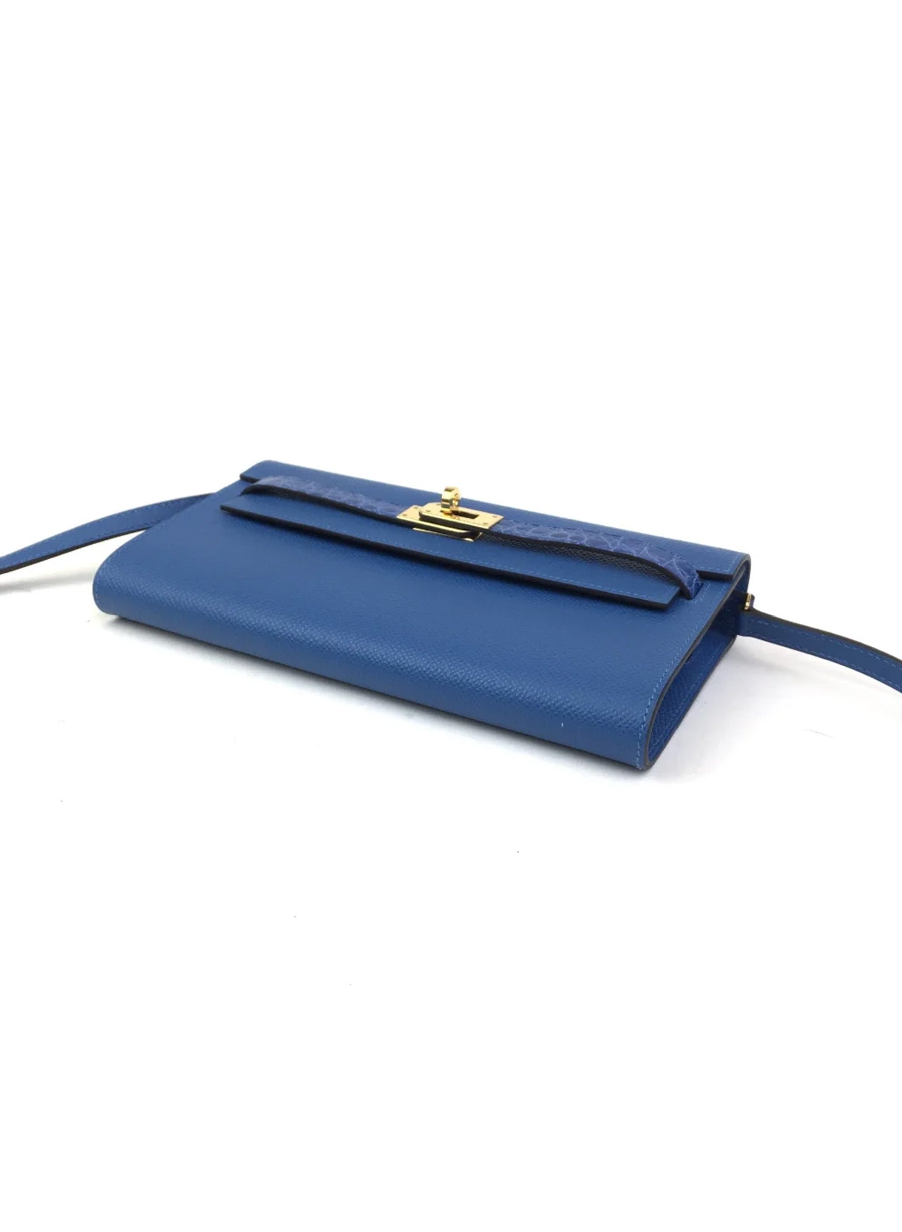 Hermes Kelly To Go Touch Wallet Mykonos Epsom