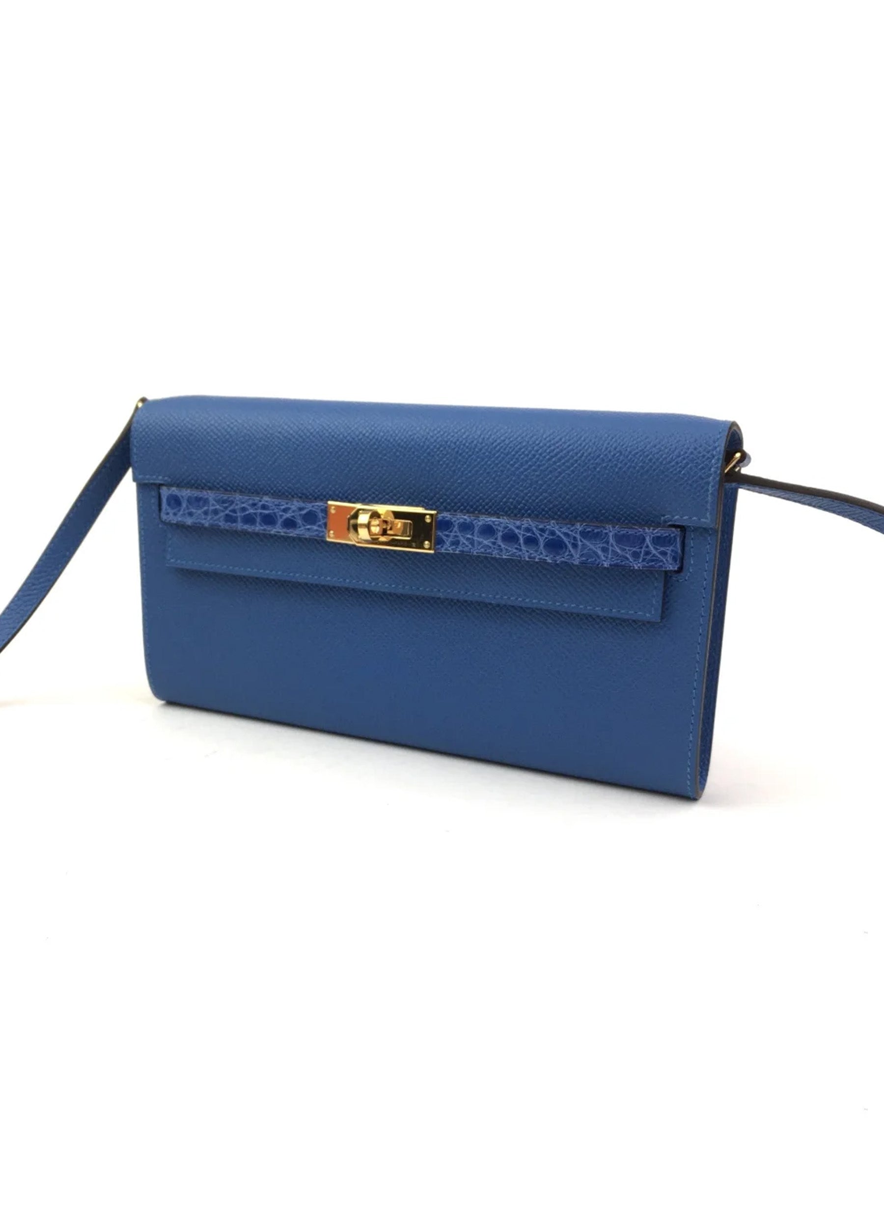 Hermes Kelly To Go Touch Wallet Mykonos Epsom