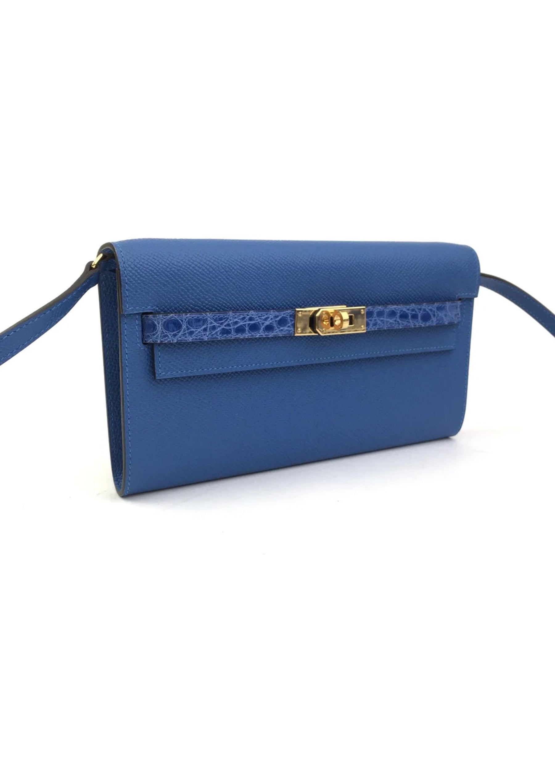 Hermes Kelly To Go Touch Wallet Mykonos Epsom