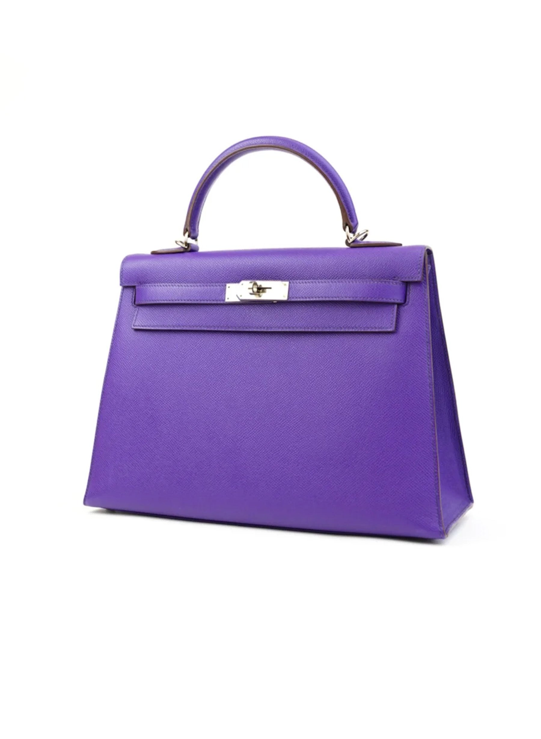 Hermes Kelly 32 Crocus Epsom