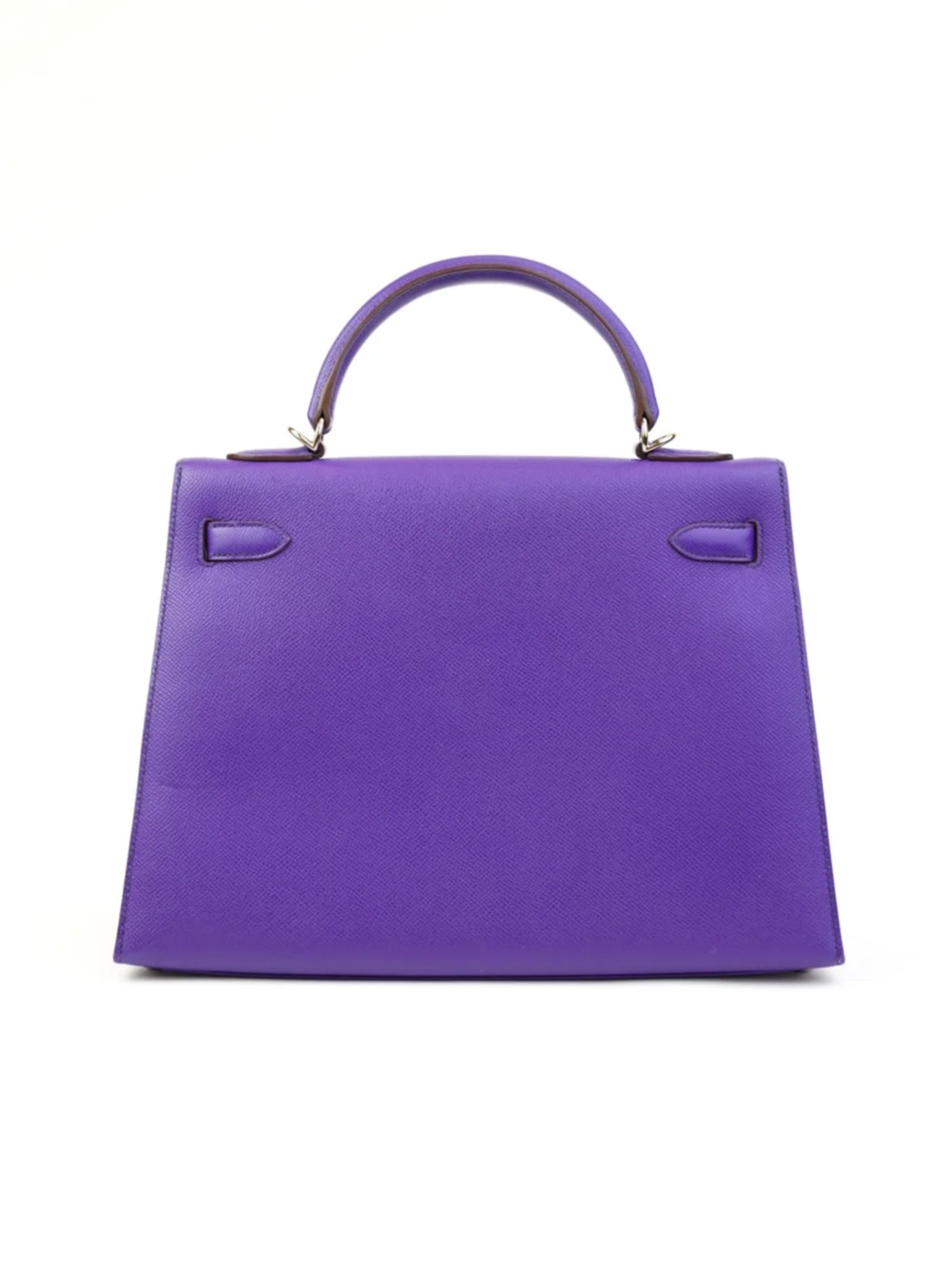 Hermes Kelly 32 Crocus Epsom