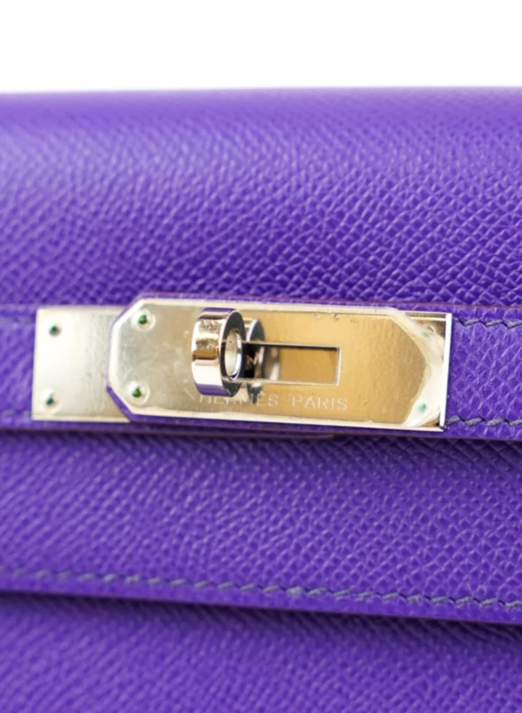 Hermes Kelly 32 Crocus Epsom