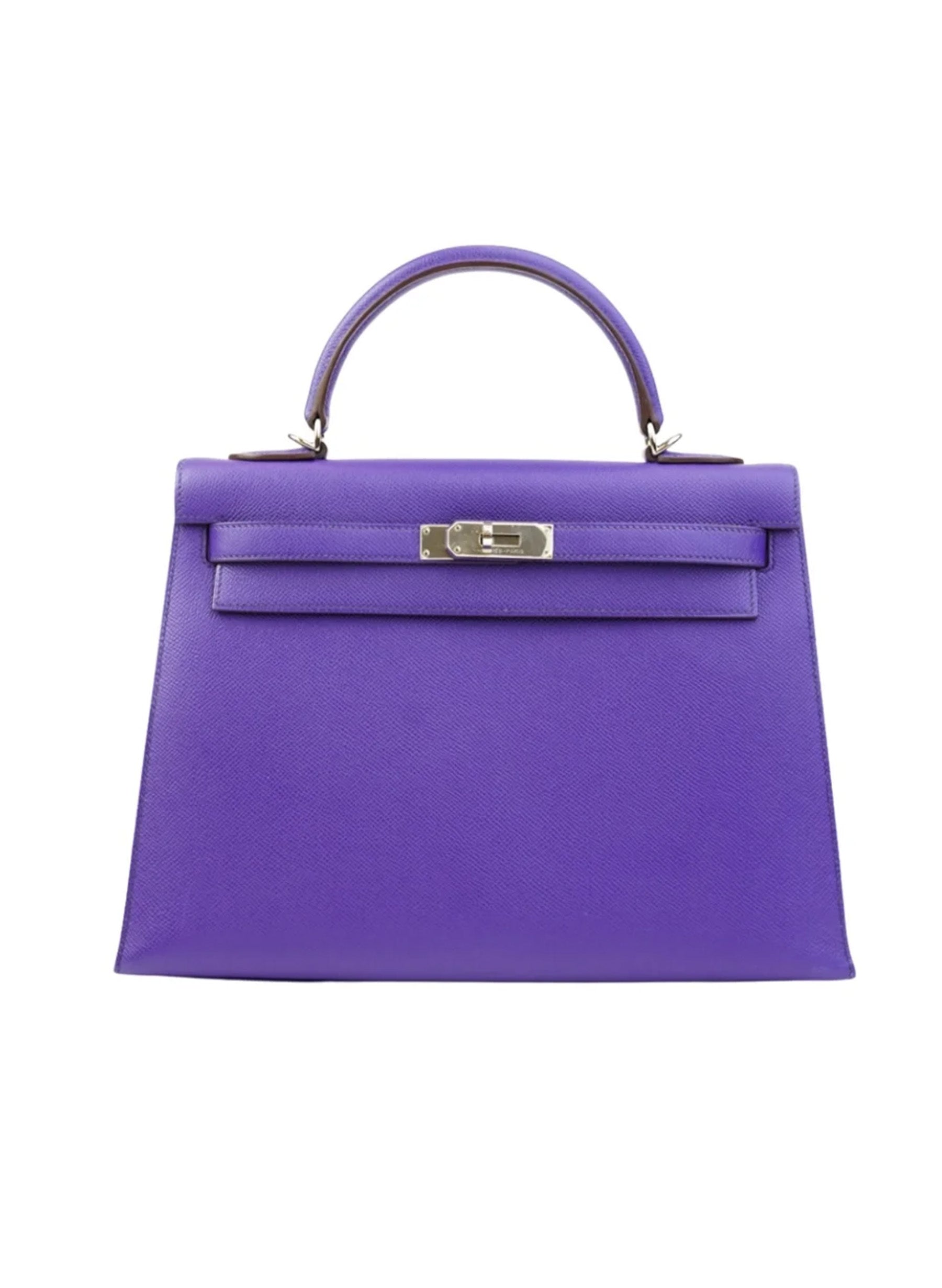 Hermes Kelly 32 Crocus Epsom