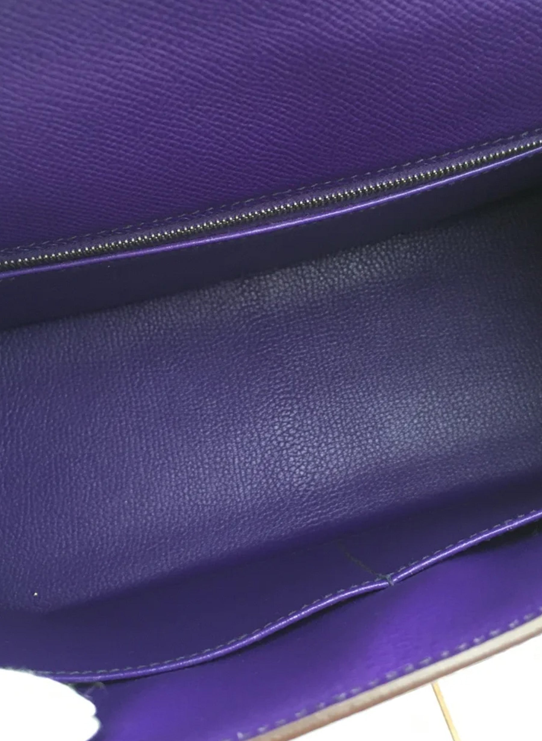 Hermes Kelly 32 Crocus Epsom