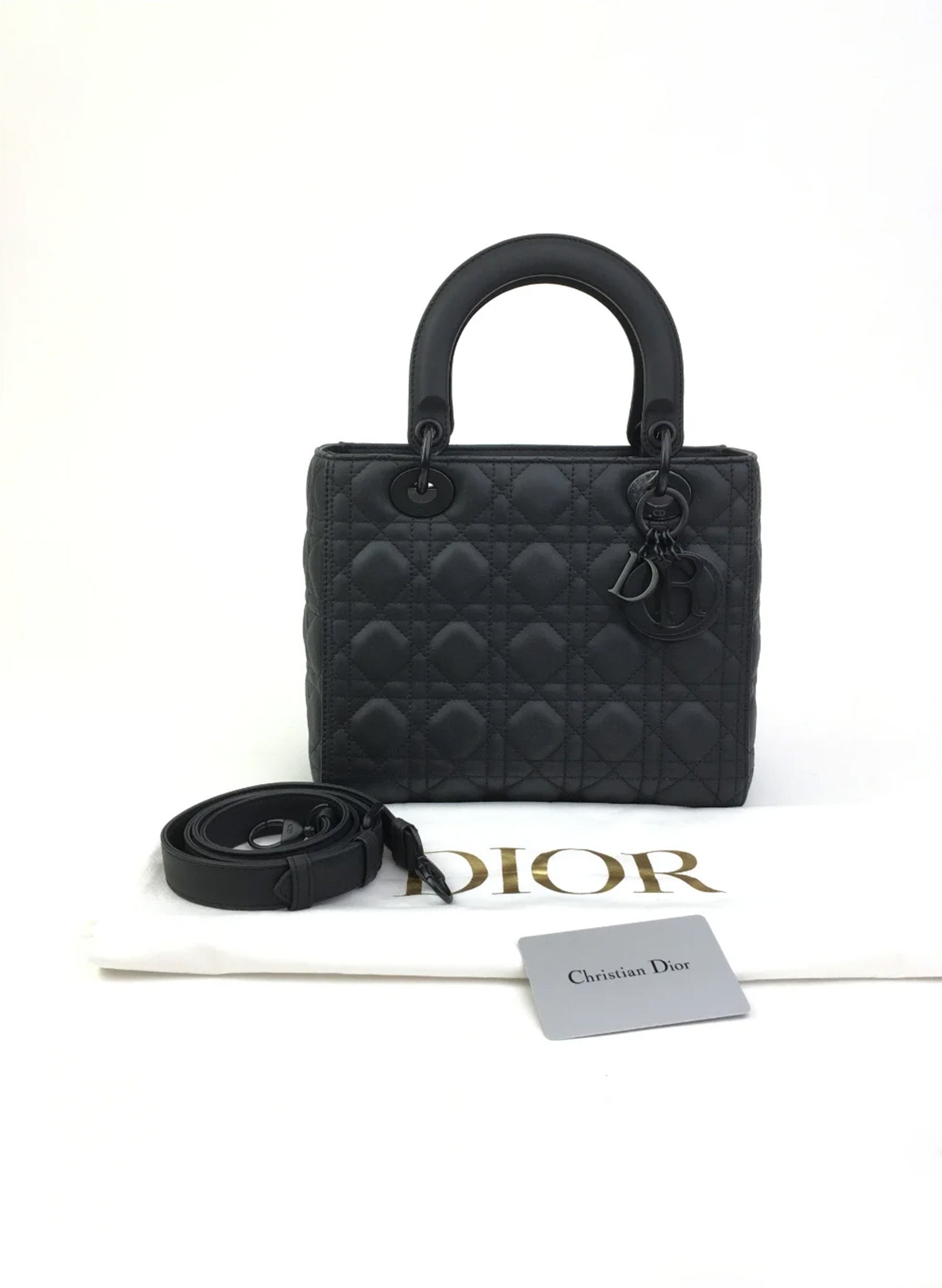 Dior Lady Dior Medium So Black