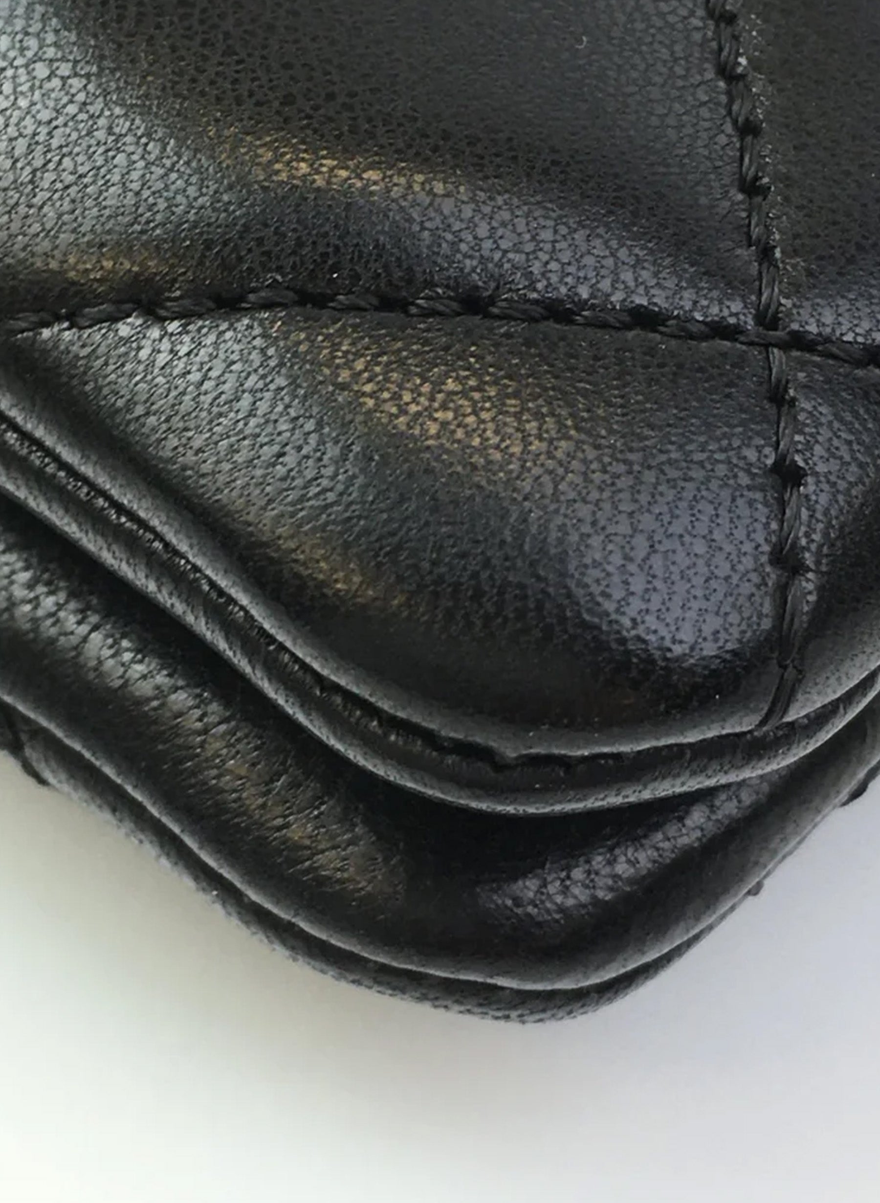 Chanel Daily Zippy Crossbody Bag Black Lambskin