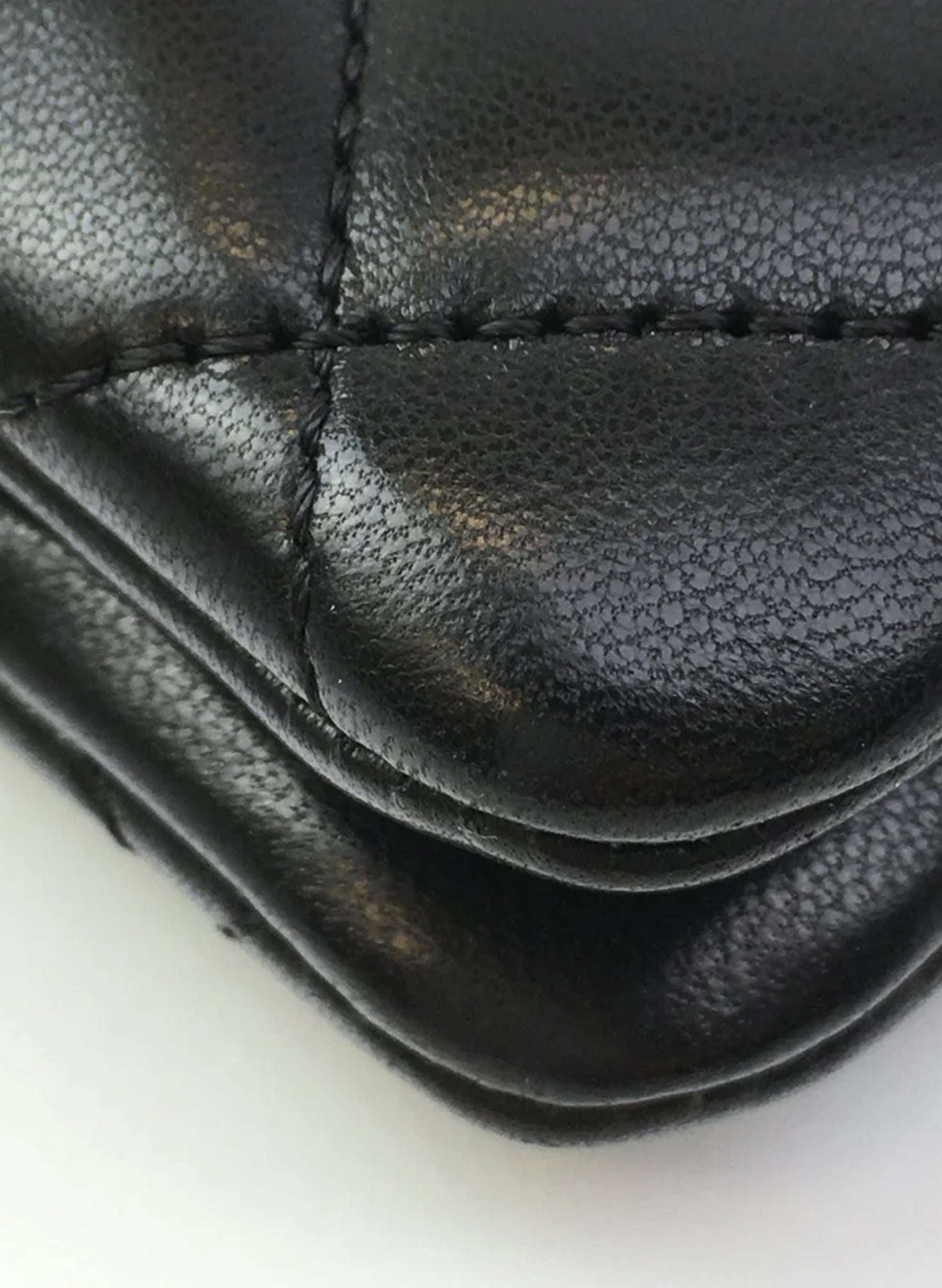 Chanel Daily Zippy Crossbody Bag Black Lambskin