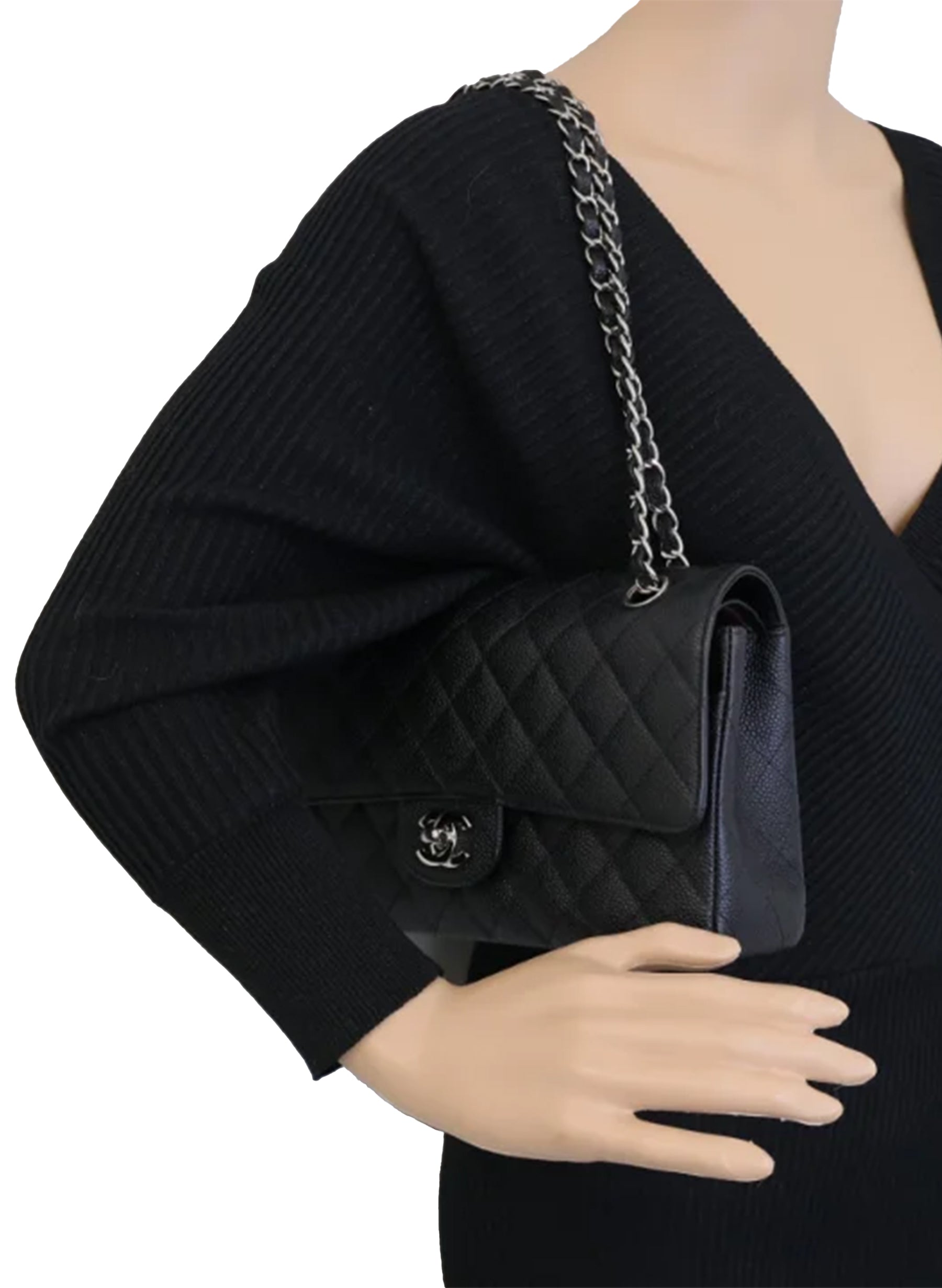 Chanel Classic Flap Medium Black Caviar