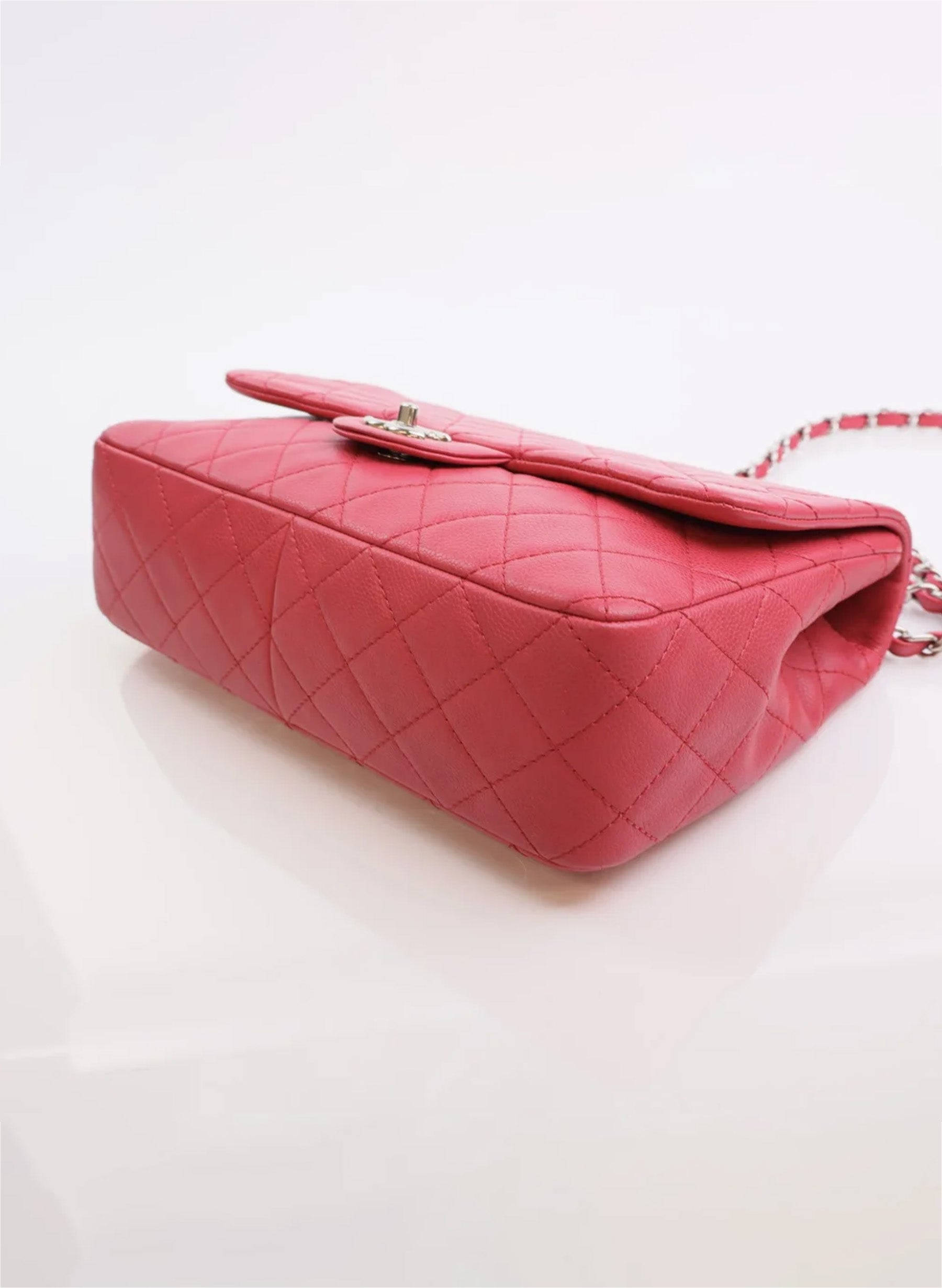 Chanel Classic Single Flap Jumbo Pink Caviar