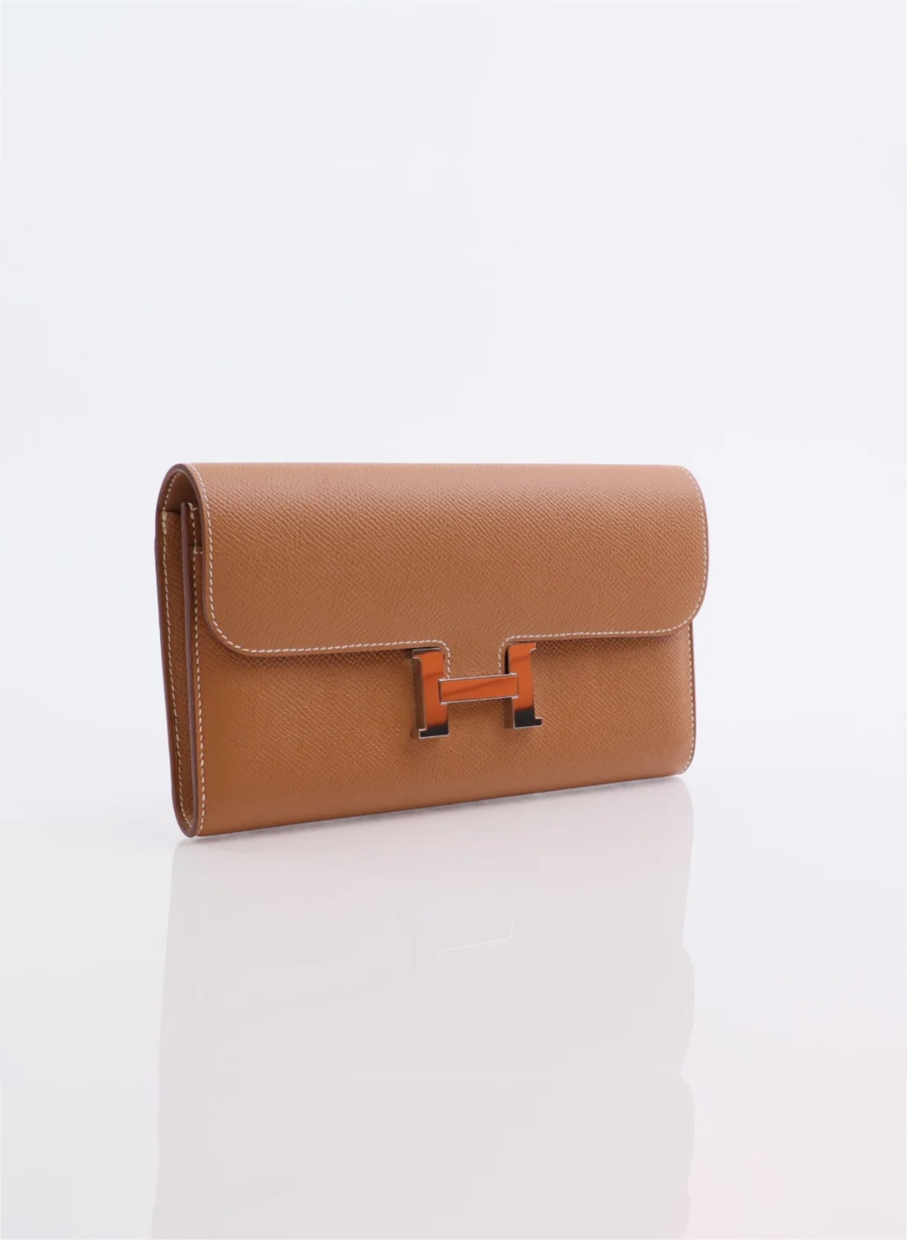 Hermes Constance Wallet Gold Epsom