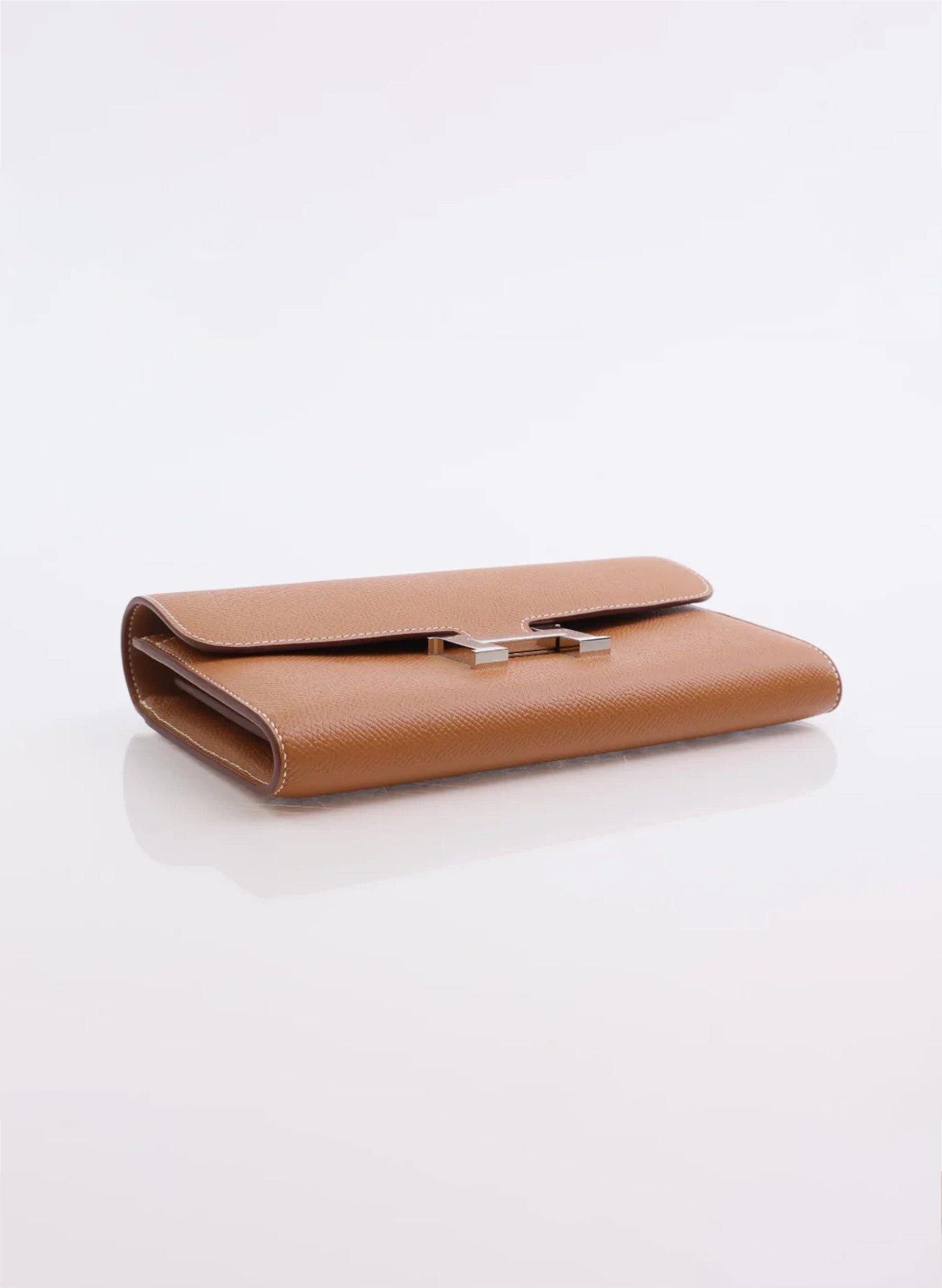 Hermes Constance Wallet Gold Epsom