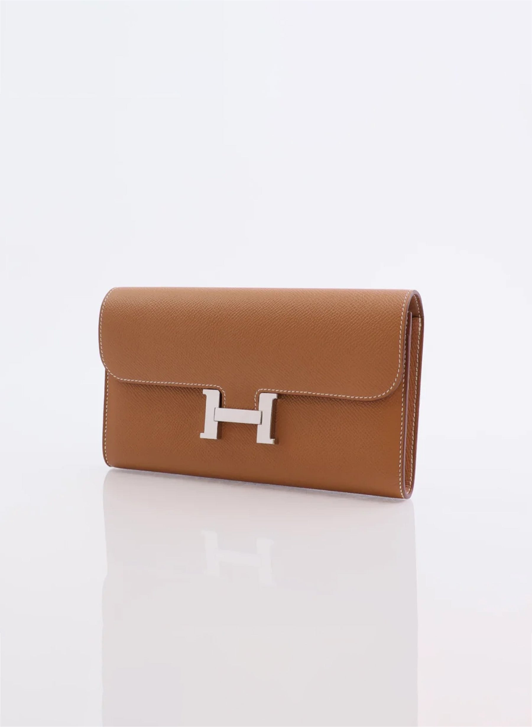 Hermes Constance Wallet Gold Epsom