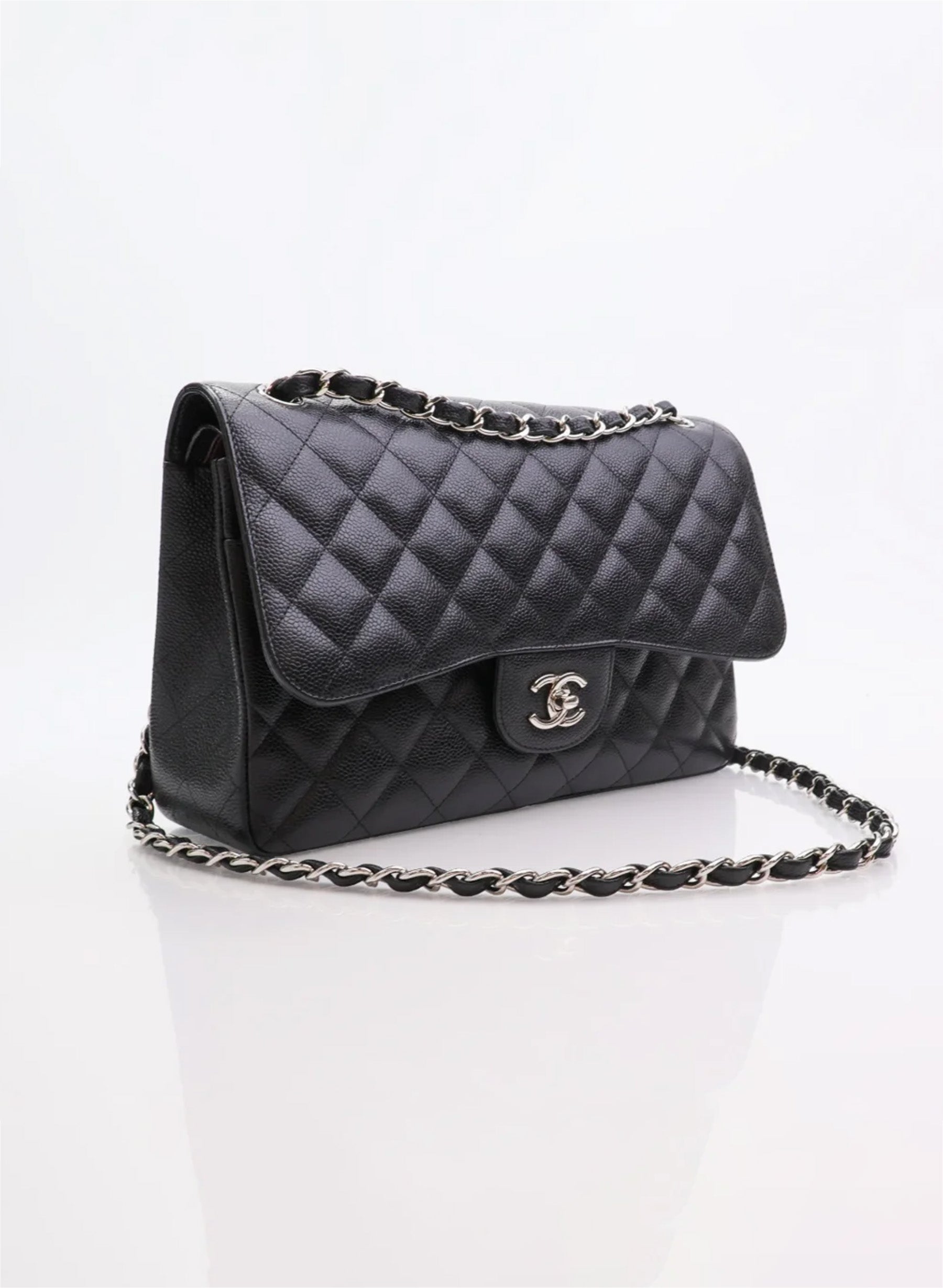 Chanel Classic Flap Jumbo Black Caviar