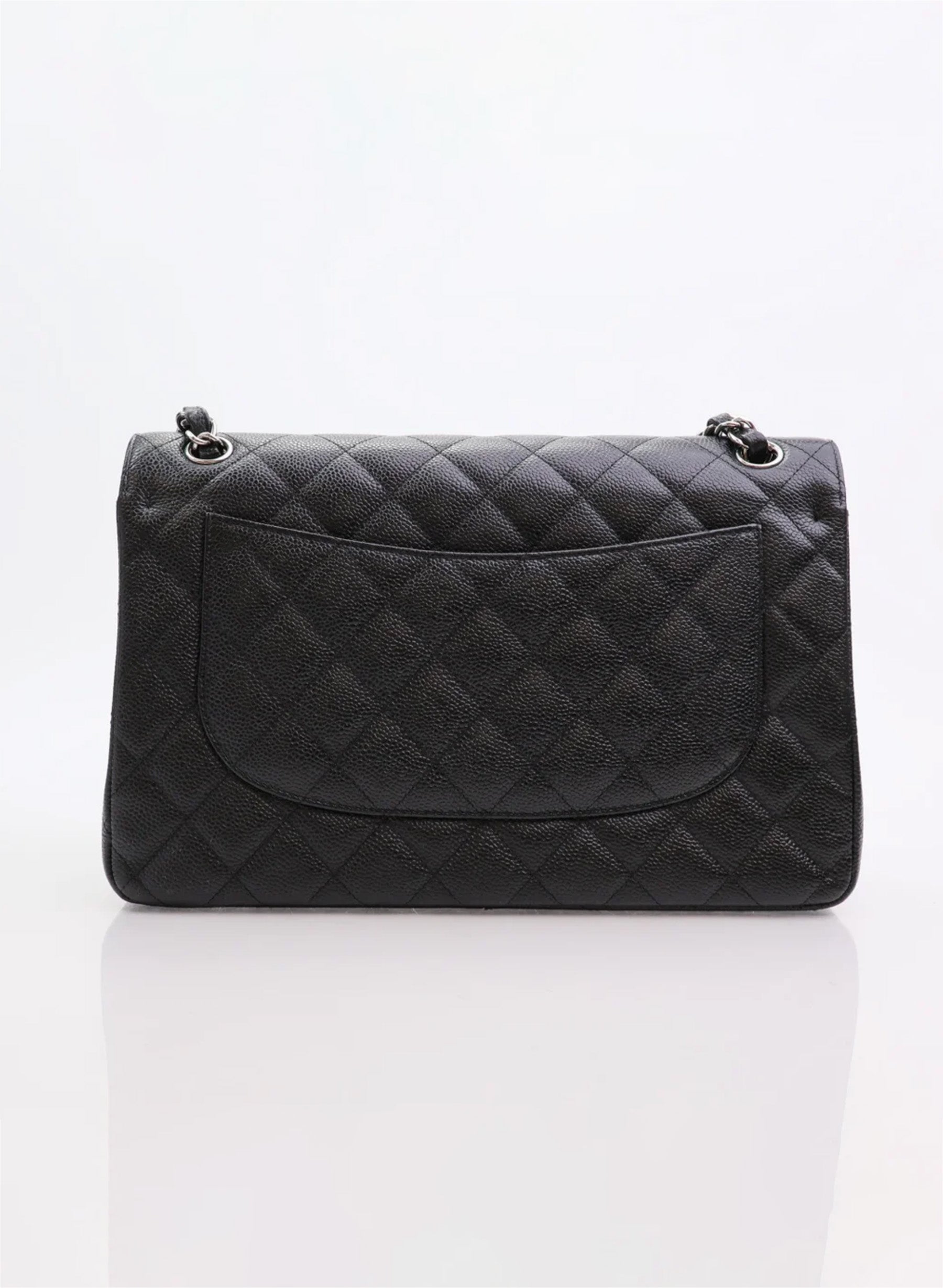 Chanel Classic Flap Jumbo Black Caviar