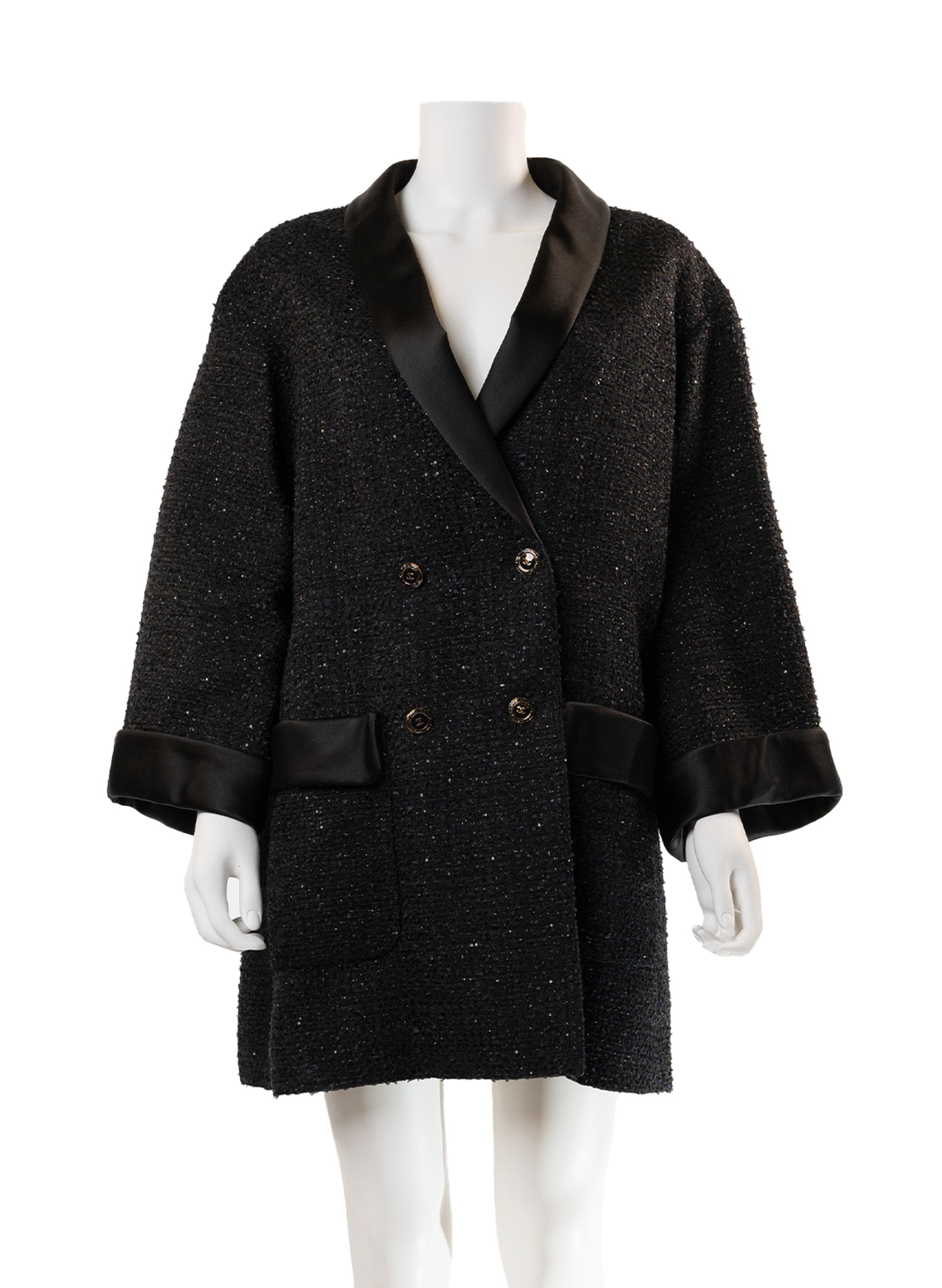 Chanel Oversized Tweed Blazer Dress