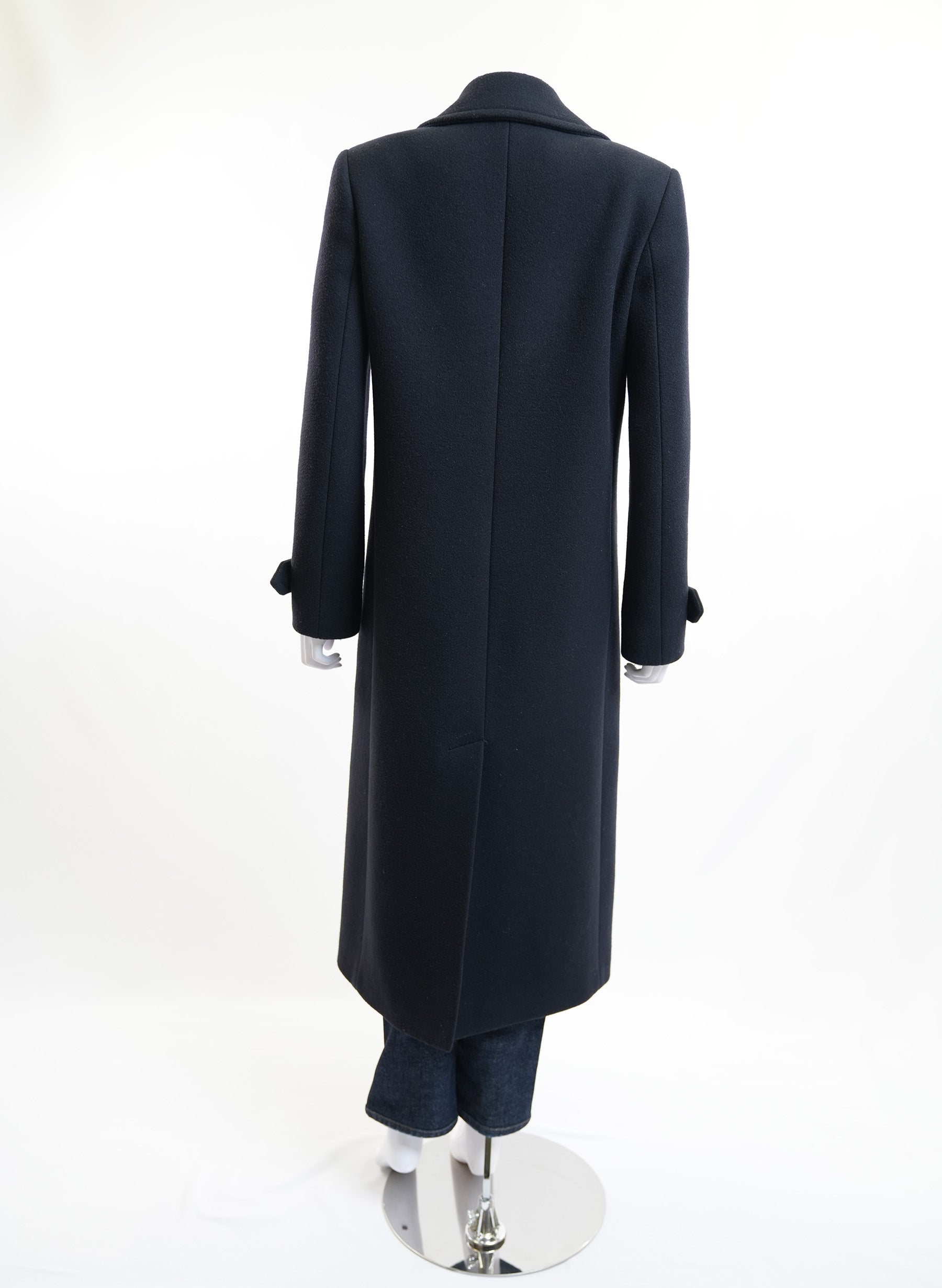 Chloe Black Double Brested Long Coat