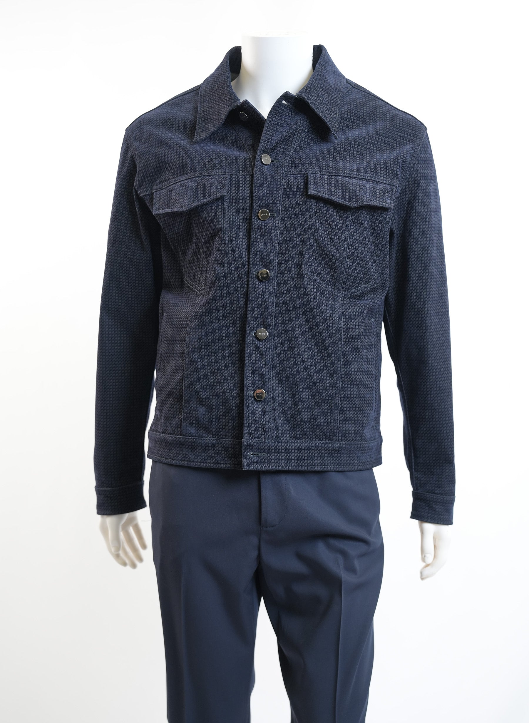 Fendi Dark Grey Denim Jacket